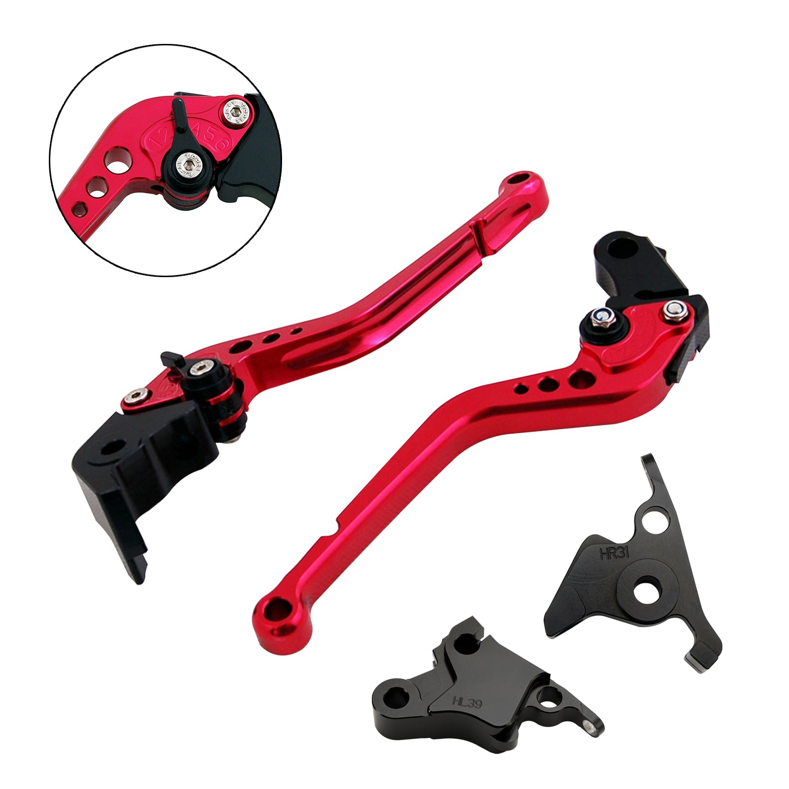 Palanca de freno de embrague larga apta para CFMOTO 450SS 450SR 21-23 450NK 23-24