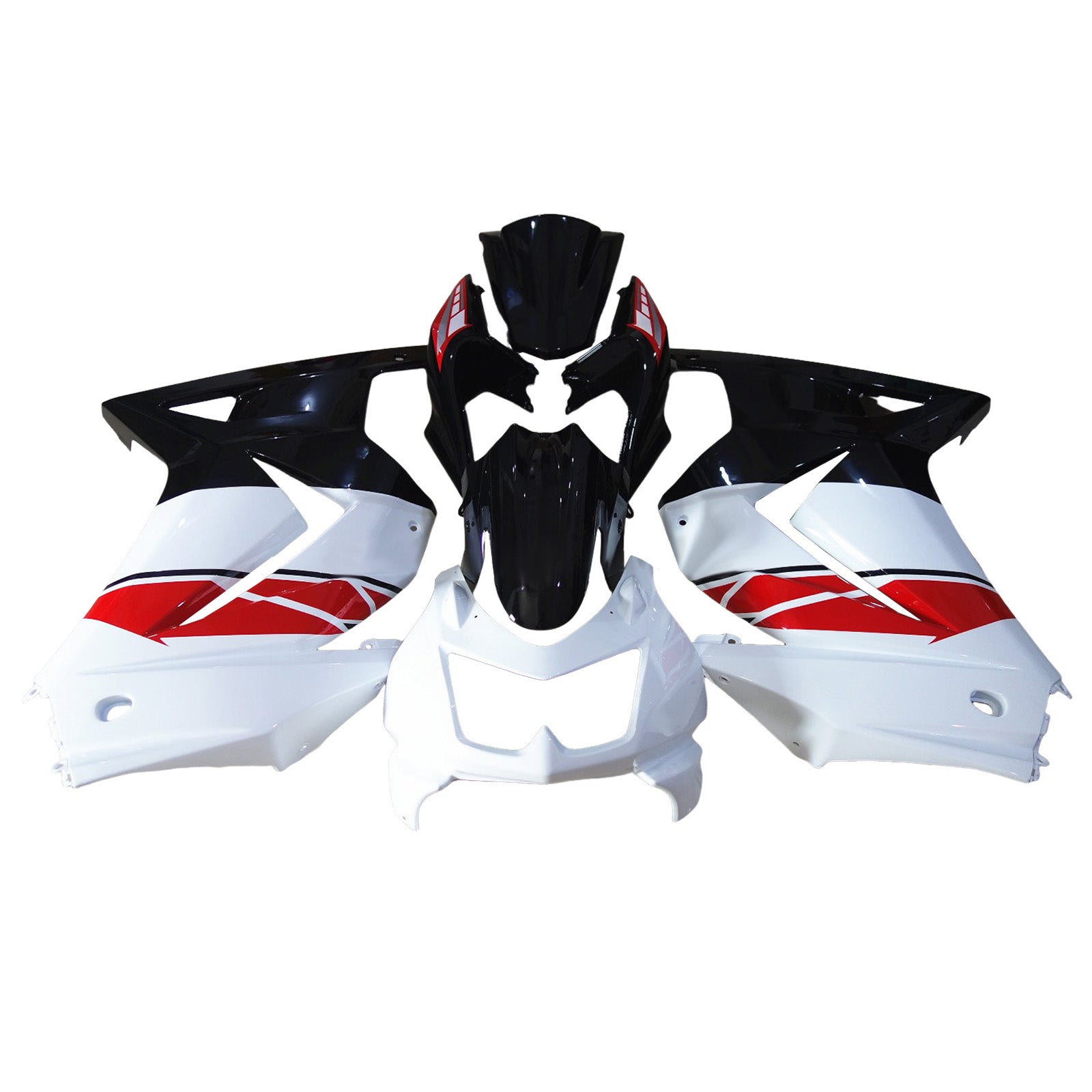 Injeksjon Fairing Kit Bodywork Plast Abs Fit for Kawasaki Ex250 Ninja250r 2008-2012