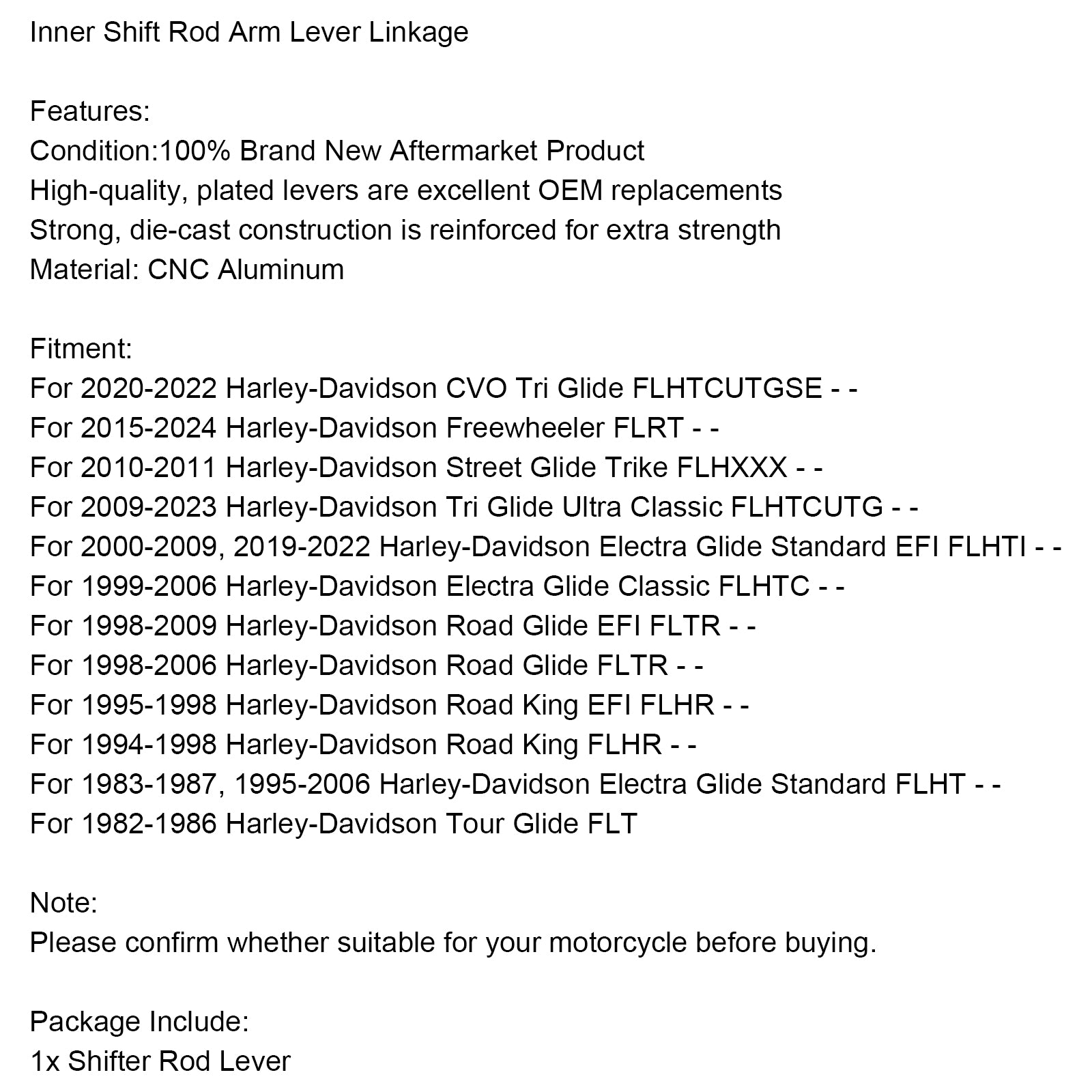 1602-0868 Innerskiftstångsarmspaken för väg King flh flt flrt 84-19