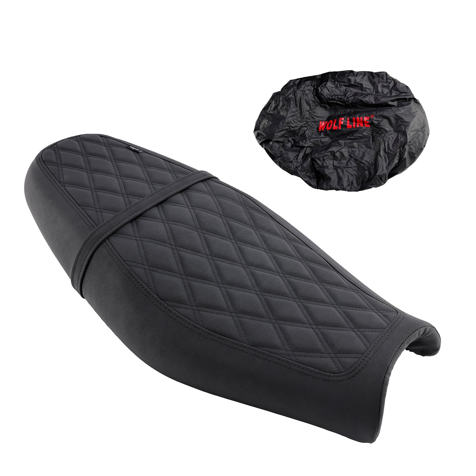 Asiento del pasajero delantero cojín trasero inferior negro para Street Twin Speed Twin BrownS