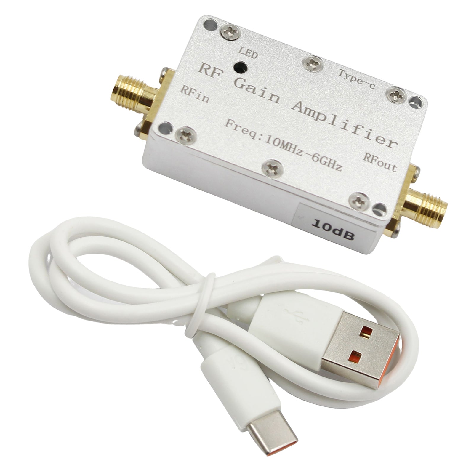 Amplificateur RF 10m-6GHz 10 dB 20db 30 dB 40 dB High gain Driver Receiving Amplificateur
