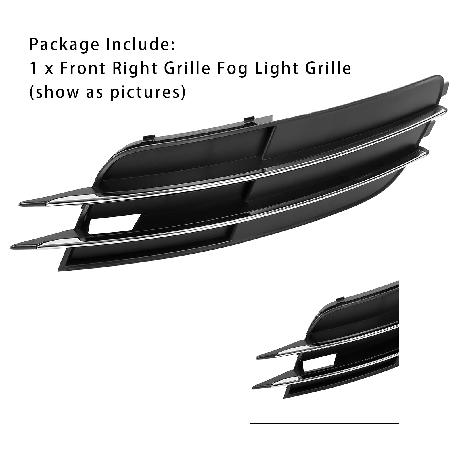 2012-2014 Audi A6 C7 Rechtsvoor Bumpergrille Mistlampgrill 4G0807682