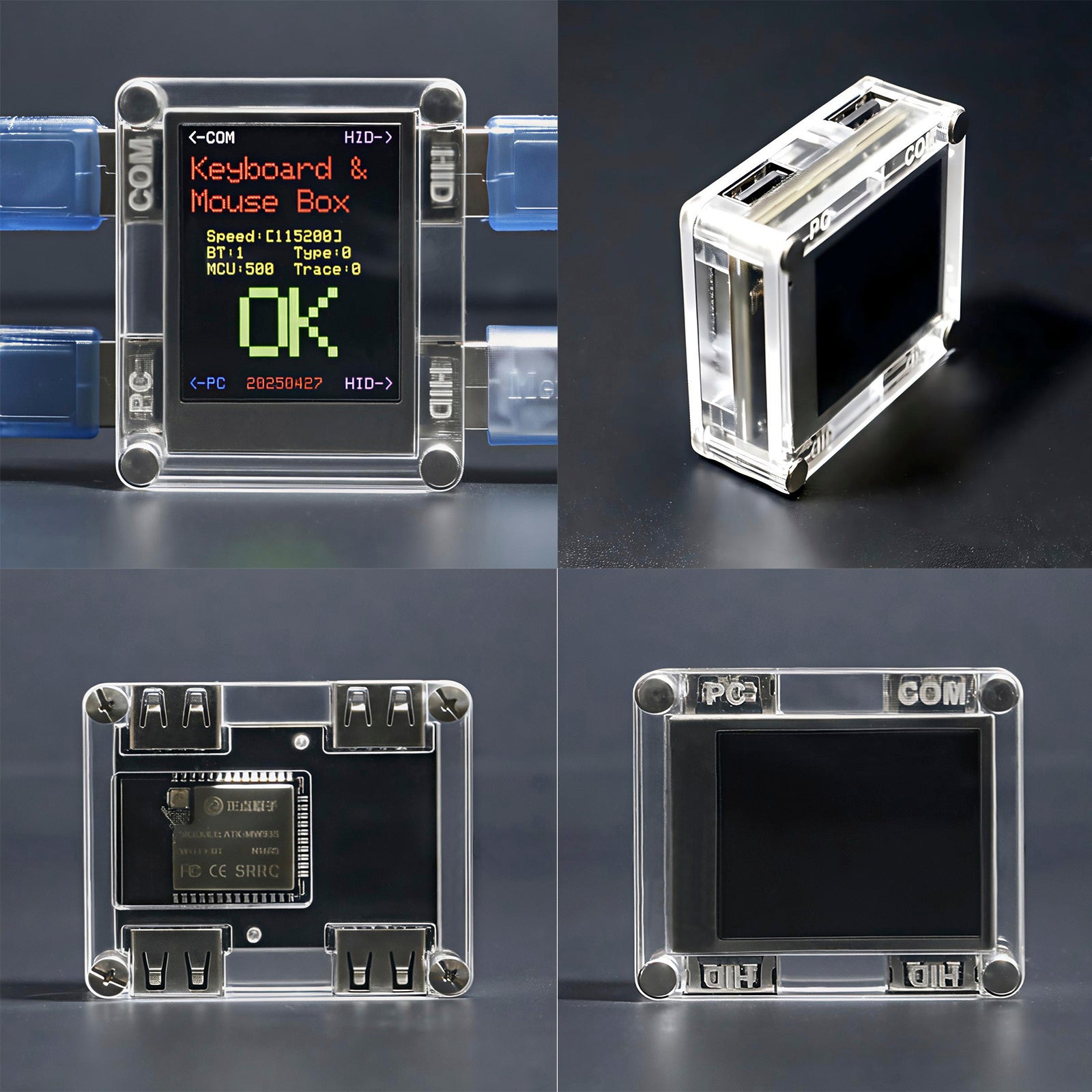 Kmbox toetsenbord-muiscontroller Dual Machine Control Learning Development Board