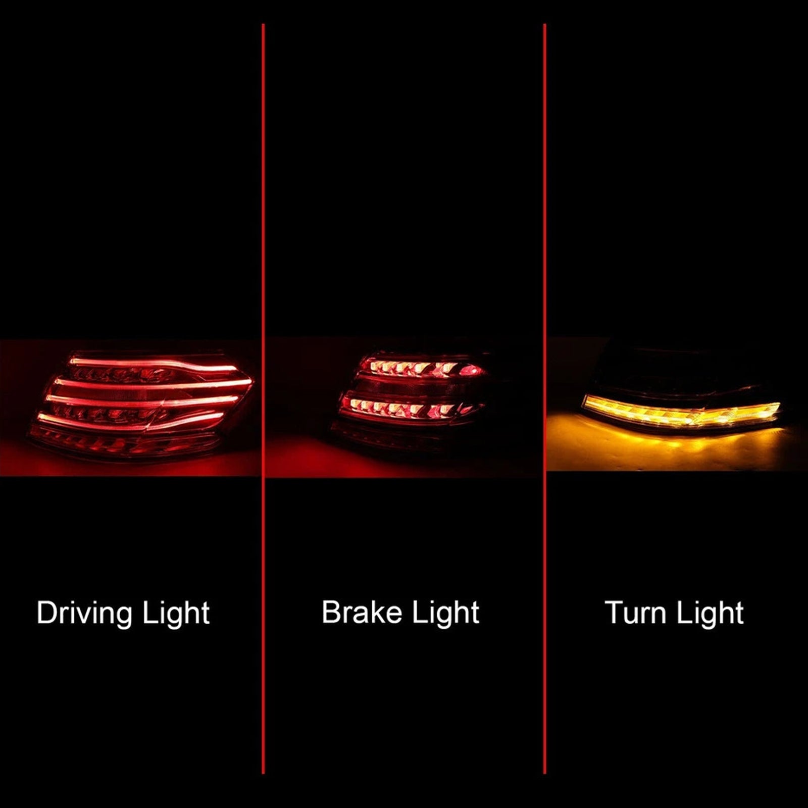 2013-2015 Mercedes-Benz E-CLASS W212 SEDAN FACELIFT Right LED Outer Rear Tail Light Brake Lamp 2129060203 2129060857 2129060803