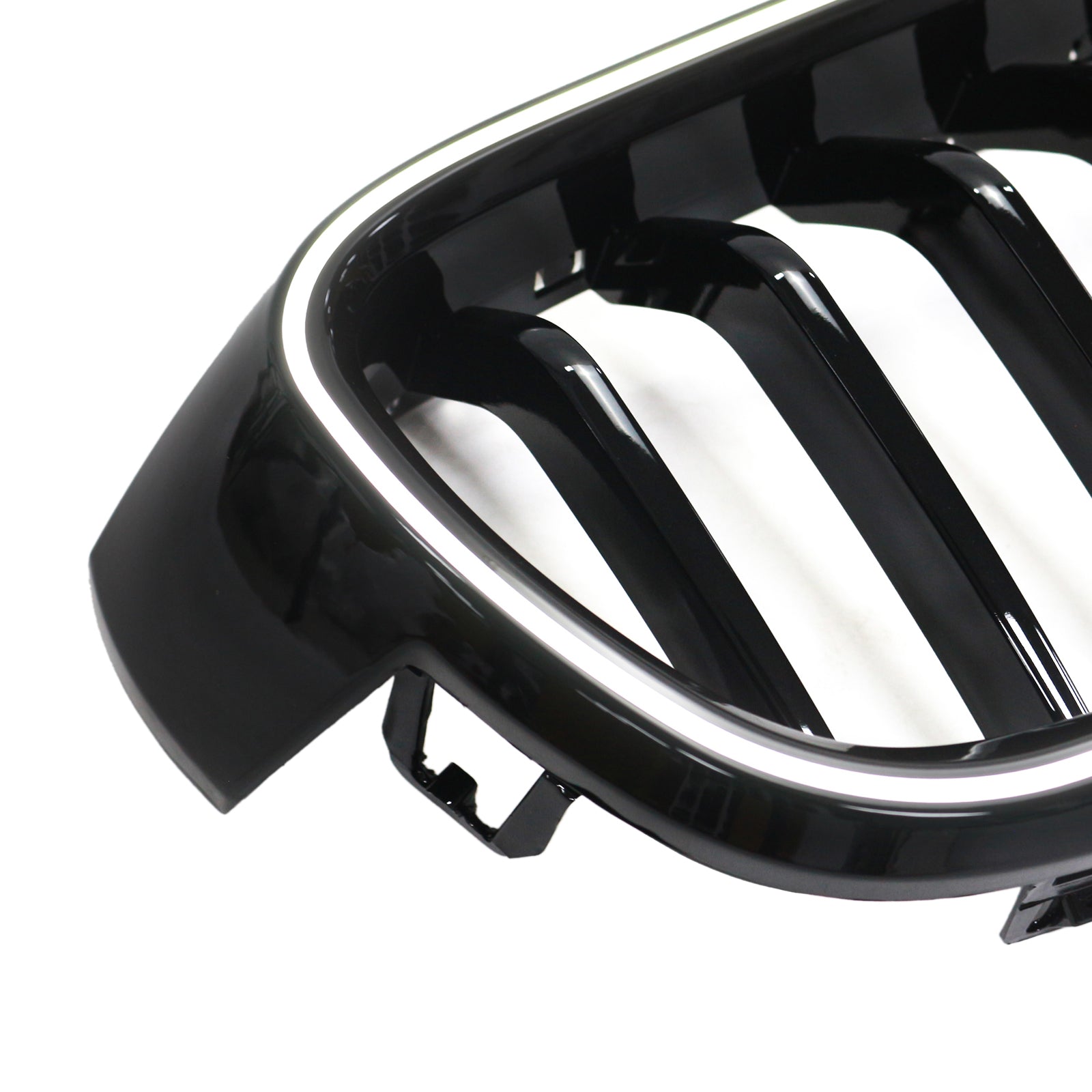 Parrilla frontal negra brillante para BMW Serie 3 F30 F31 F35 2012-2019