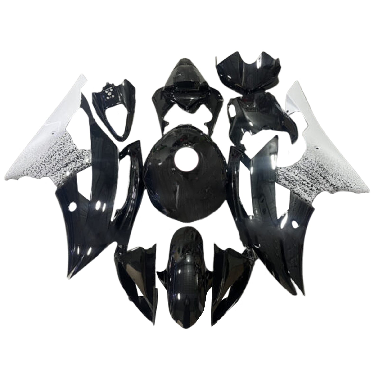 Kit de carénage d'injection carrosserie plastique ABS pour Yamaha YZFR6 YZF-R6 2008-2016