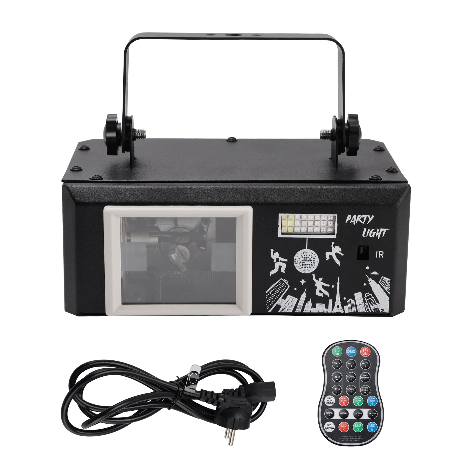 6IN1 Stage Laser Light Disco Party LED UV Stage Lighting System Club Stage Light