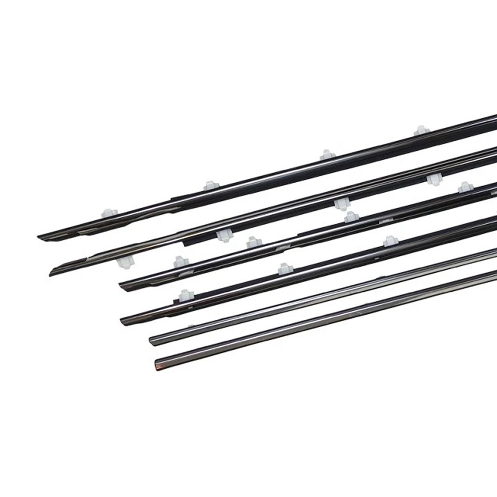 1991-1997 Toyota Land Cruiser 80 Series 6PCS Door Belt Molding 75710-60011 75720-60011