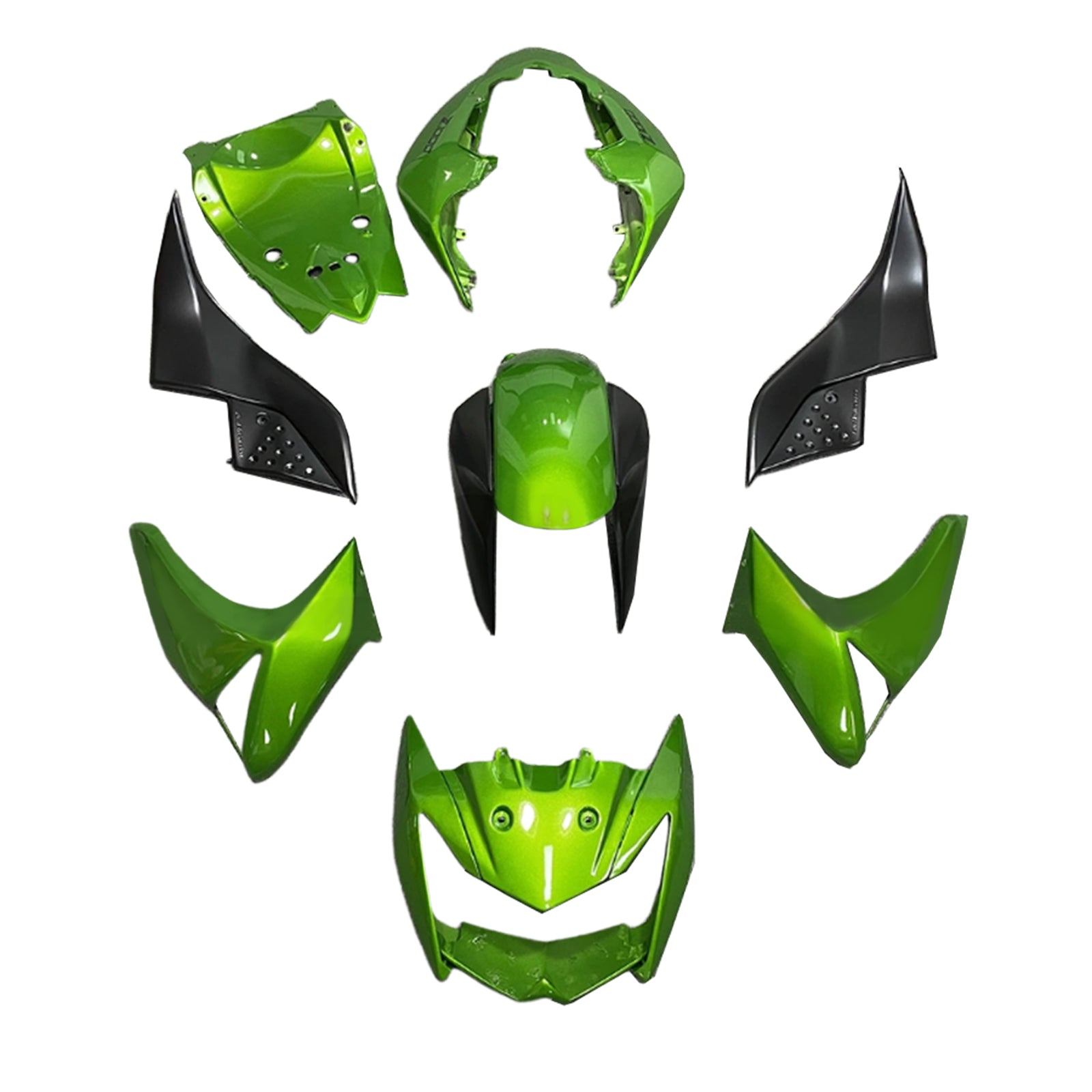2007-2009 KAWASAKI Z1000 injektionsmässa kit Bodywork Plastic ABS