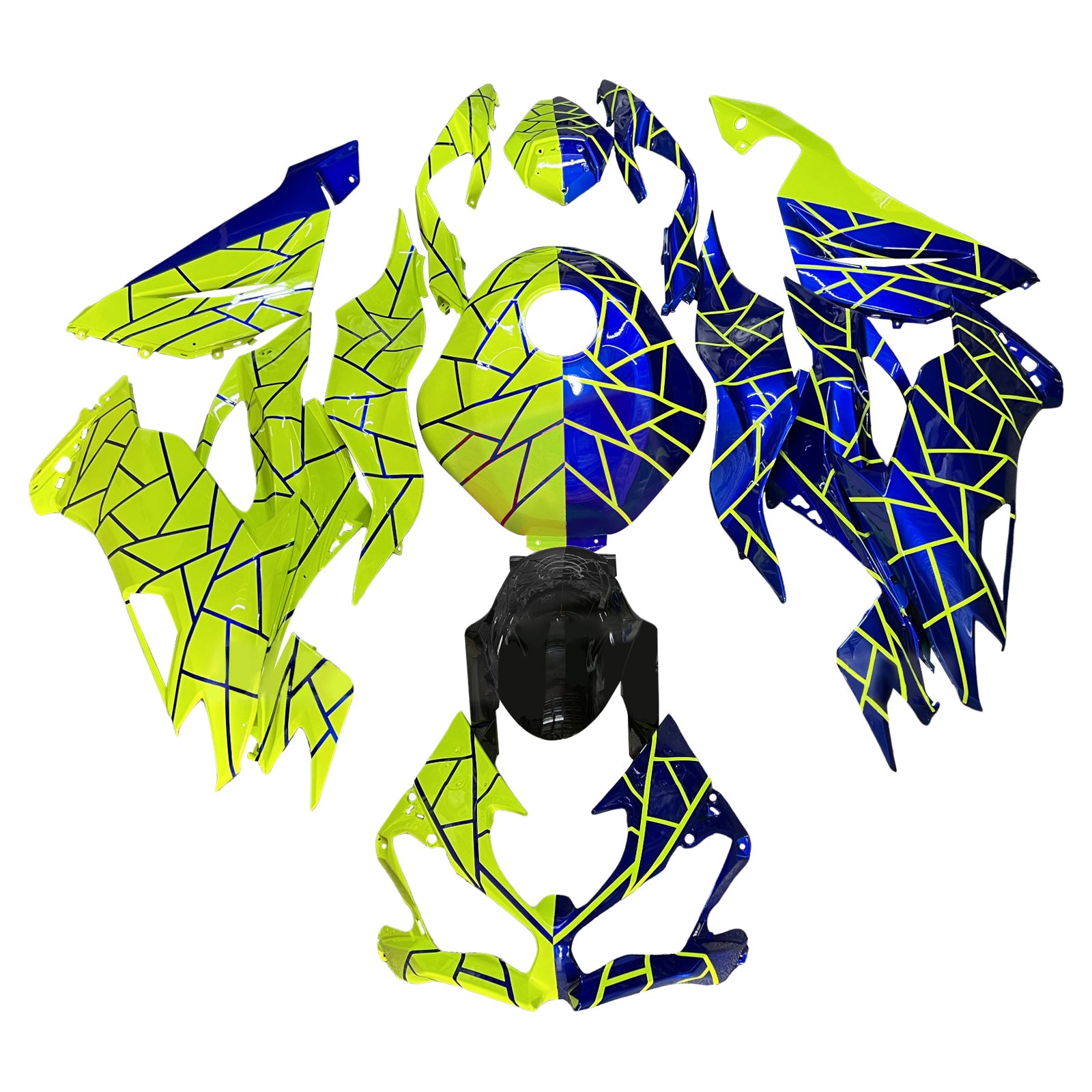 2019-2023 Kawasaki ZX6R Kit de camerage d'injection de camers de carrosserie en plastique