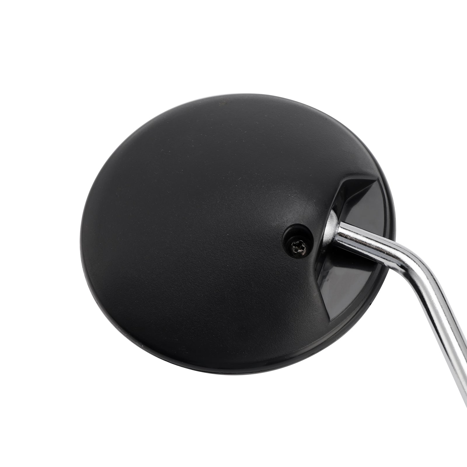 Pair Round Mirrors Black For Piaggio Vespa Scooter Moped 8mm Universal Fit