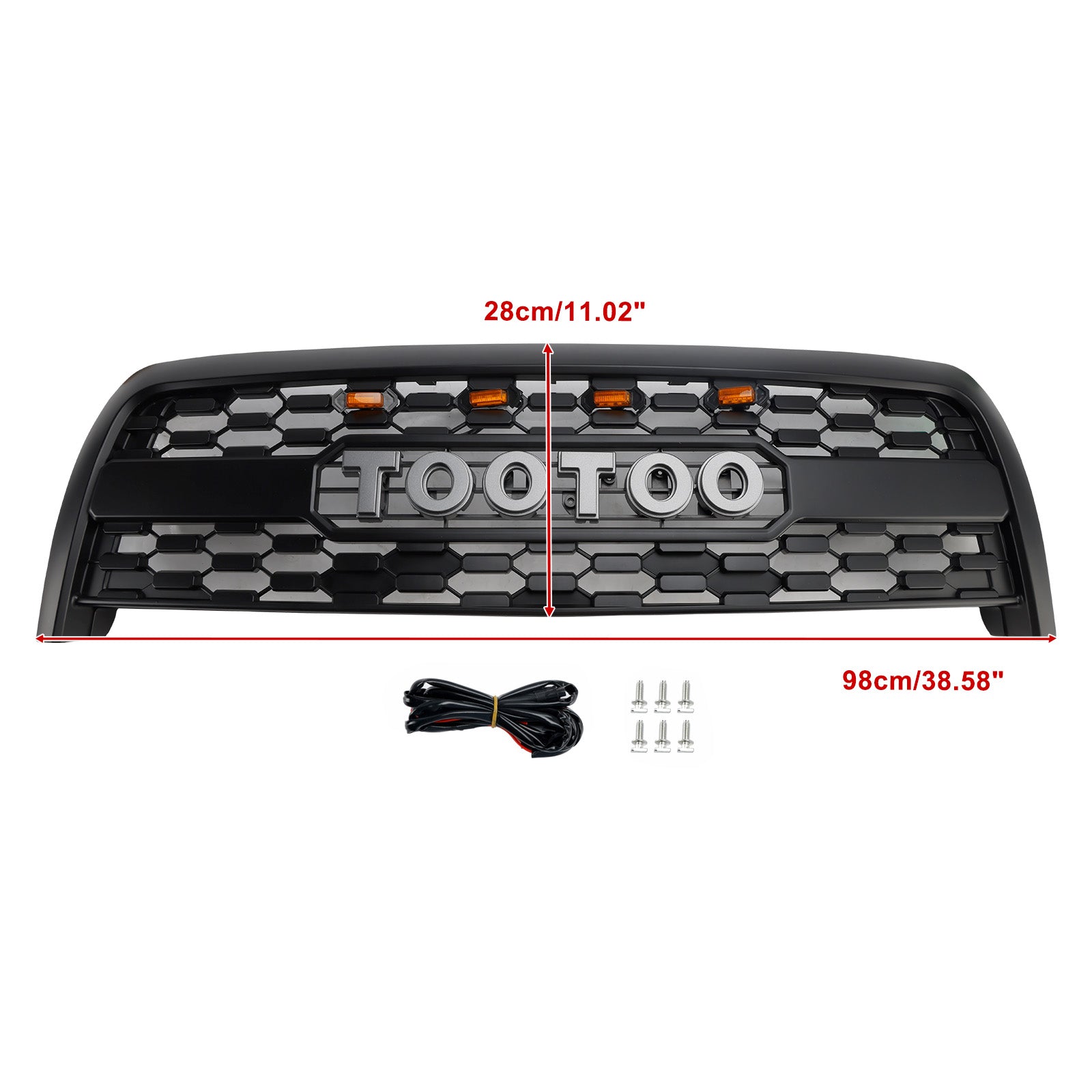 2003-2006 Toyota Tundra avec grille de pare-chocs avant noir mat clair