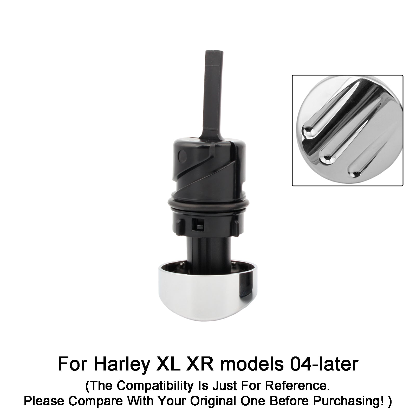 Zátka o ropnej mierke Tank Cap pre Sportster XL883 XL1200 2004-2016