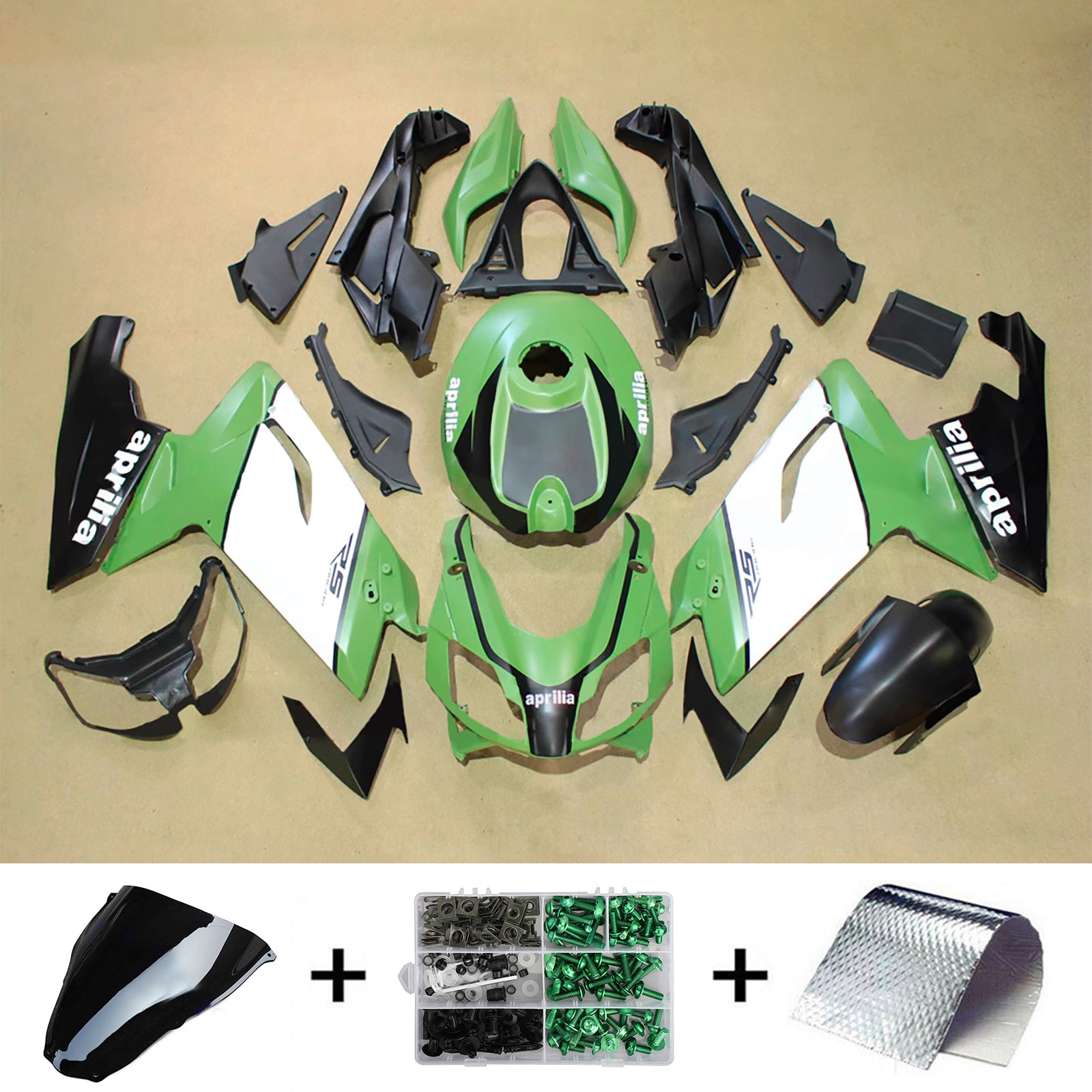2006-2011 Aprilia Rs125 injektionsmässa kit Bodywork Plastic ABS
