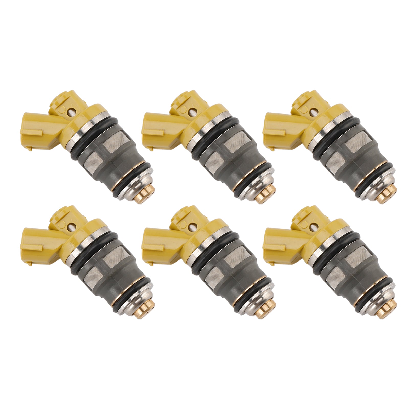 6pcs injecteur de carburant 1001-87091 Fit Denso 650cc Fit Toyota Supra JZA80 2JZGTE 2JZ