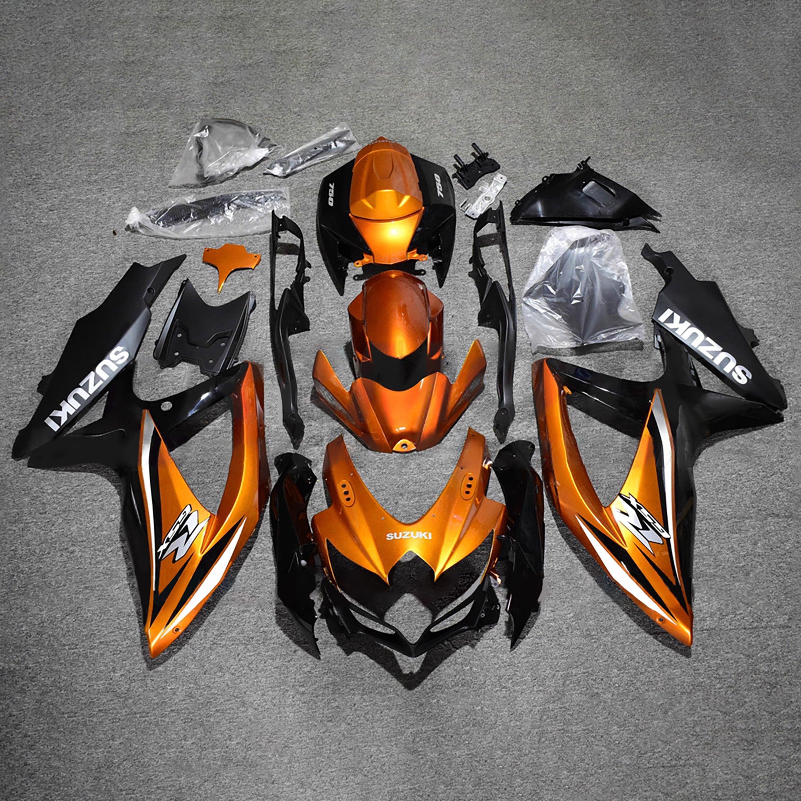 Injection Fairing Kit Bodywork Plastic ABS For Suzuki GSXR 600/750 2008-2010 K8
