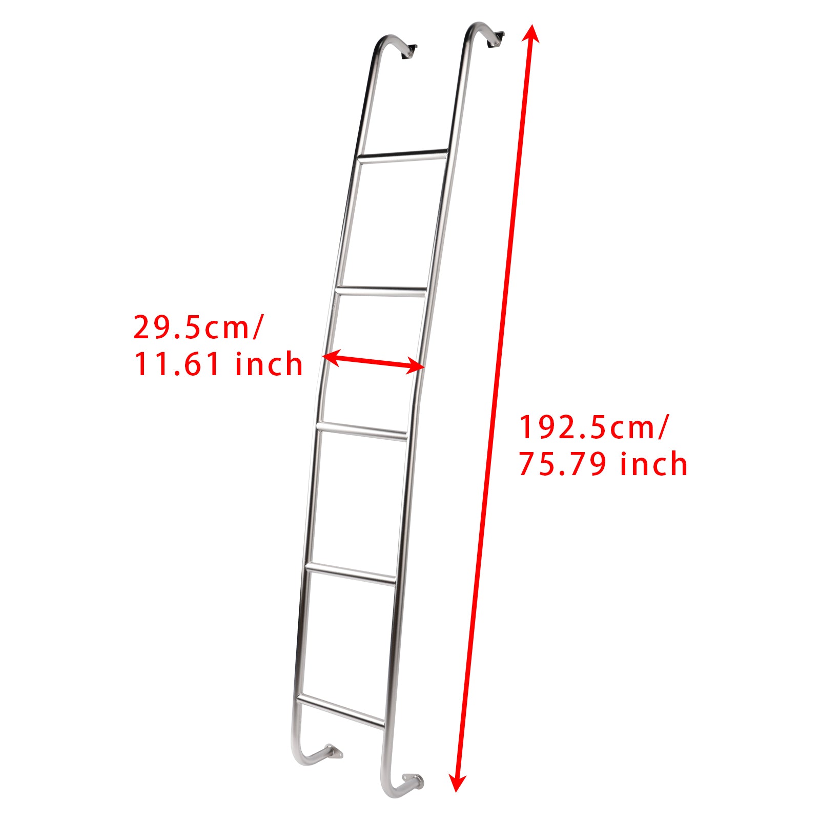 5-Step Van Ladder 093NVL For Nissan NV2500/3500 HD High Roof Vans 2011-2021