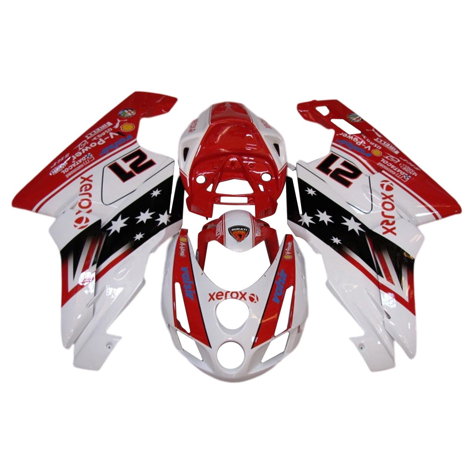 2003-2004 Ducati 999 749 Kit Carénage Carrosserie ABS