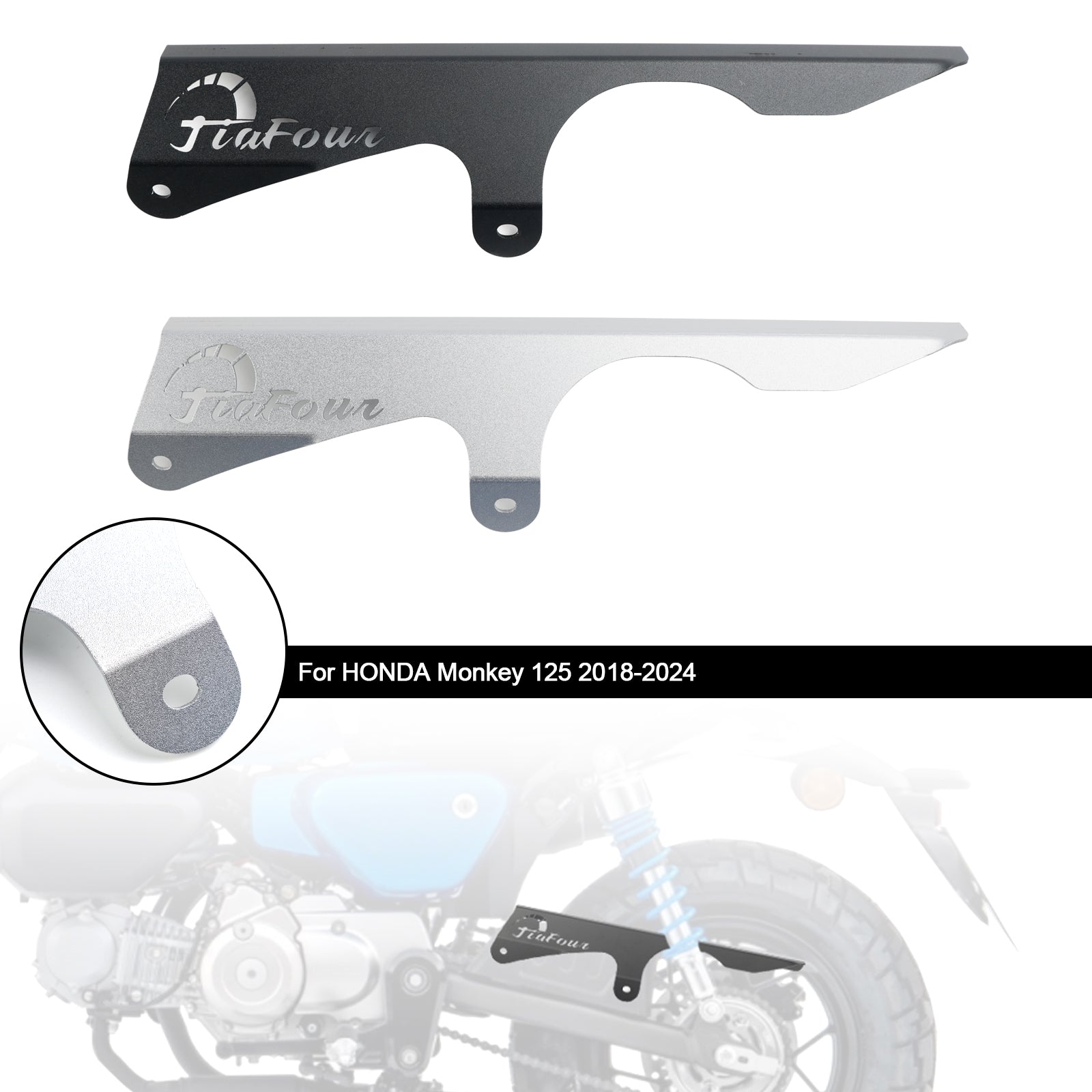 2018-2024 Honda Monkey 125 Sprocket de la chaîne de pignon arrière Protecteur