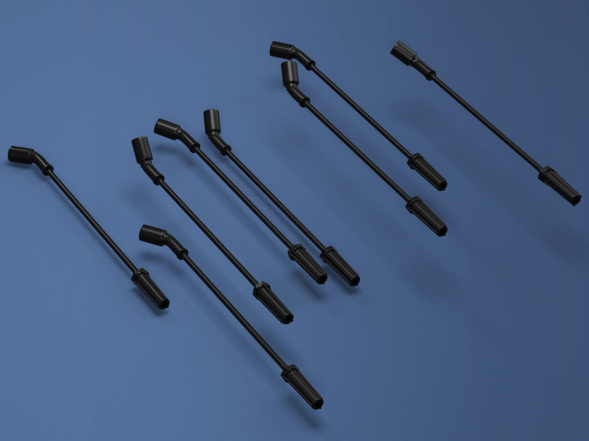 8ks Silverado 1500 Tahoe GMC Square Ignition Coil+Zapaľovacia sviečka+drôty 12611424