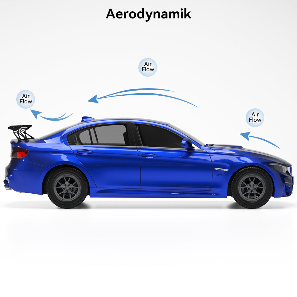 Universele Sedan Aluminium GT Kofferbakvleugel Racing Spoiler Zilver #E1 Generiek