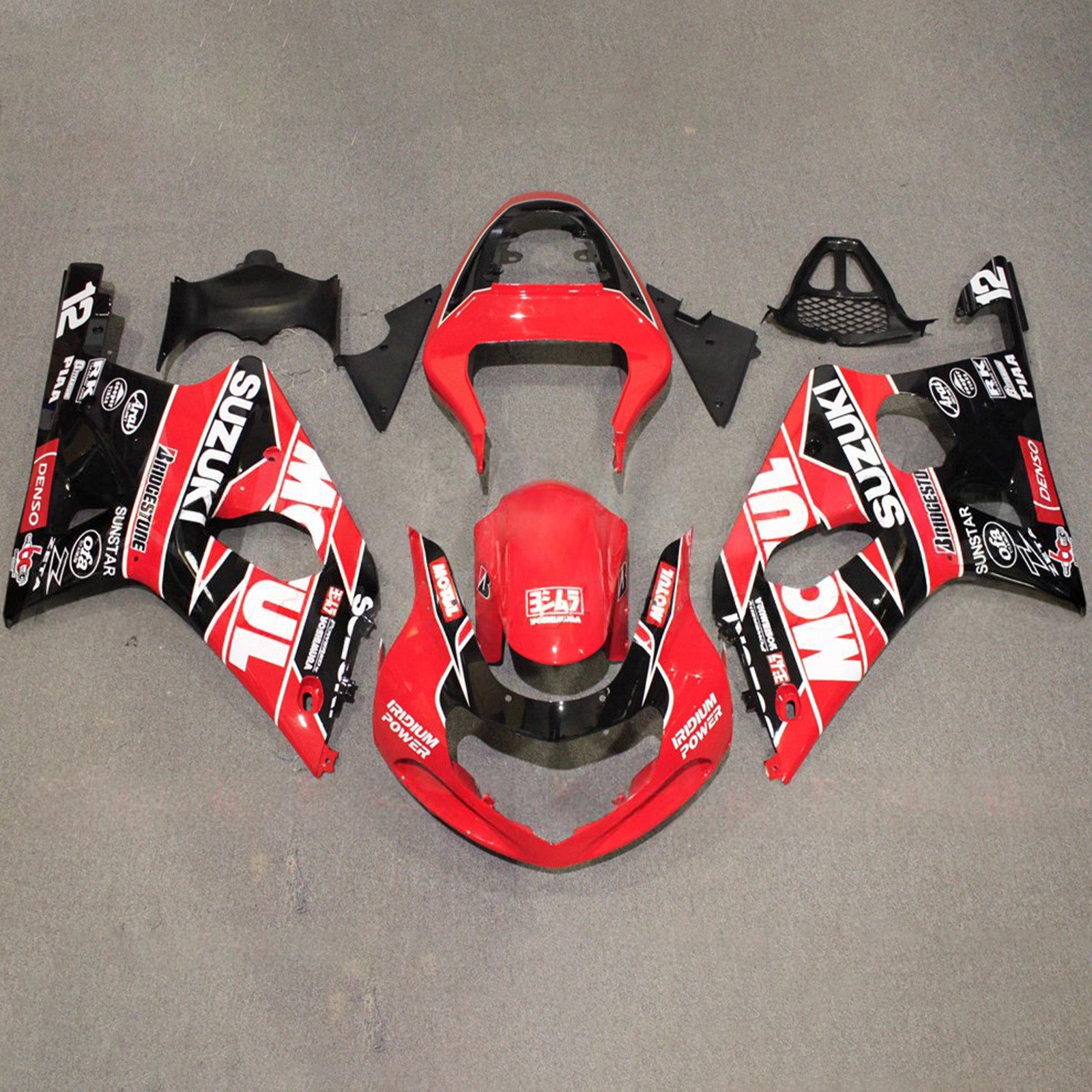 Injection Fairing Kit Bodywork Plastic ABS For Suzuki GSXR1000 2000-2002 K1 K2