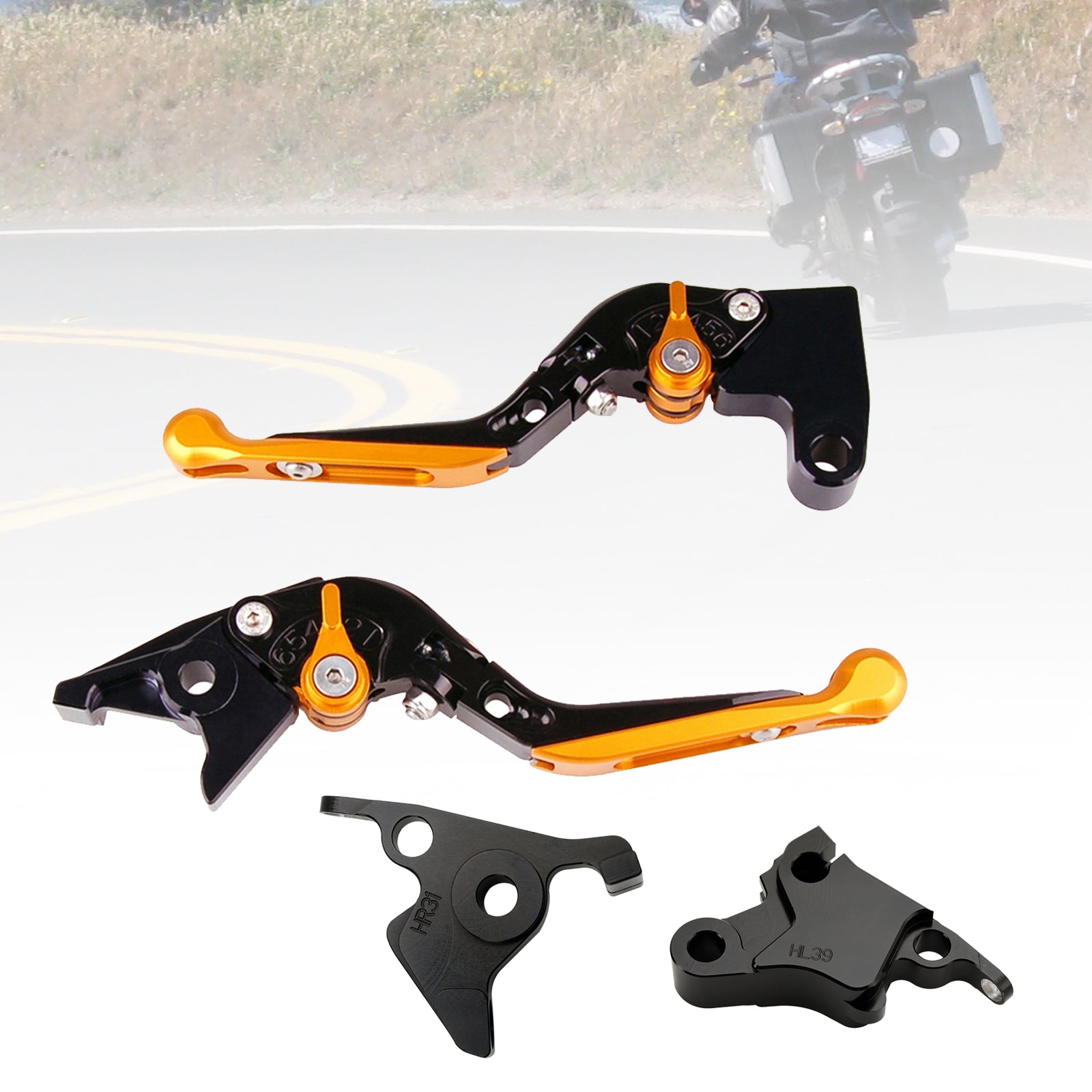 A alavanca de freio ajustável da embreagem ajusta para CFMOTO 450SS 450SR 21-23 450NK 23-24