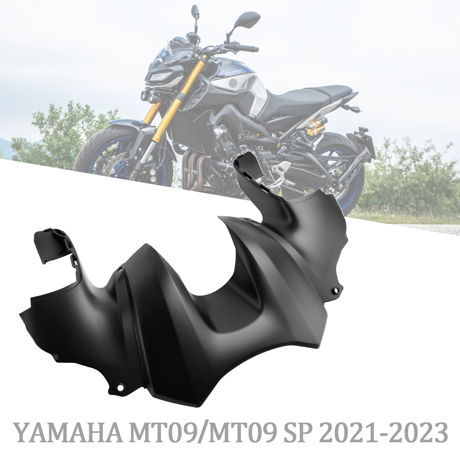 2021-2023 YAMAHA MT-09 MT09 SP Carénage du couvercle de la boîte à air du réservoir avant