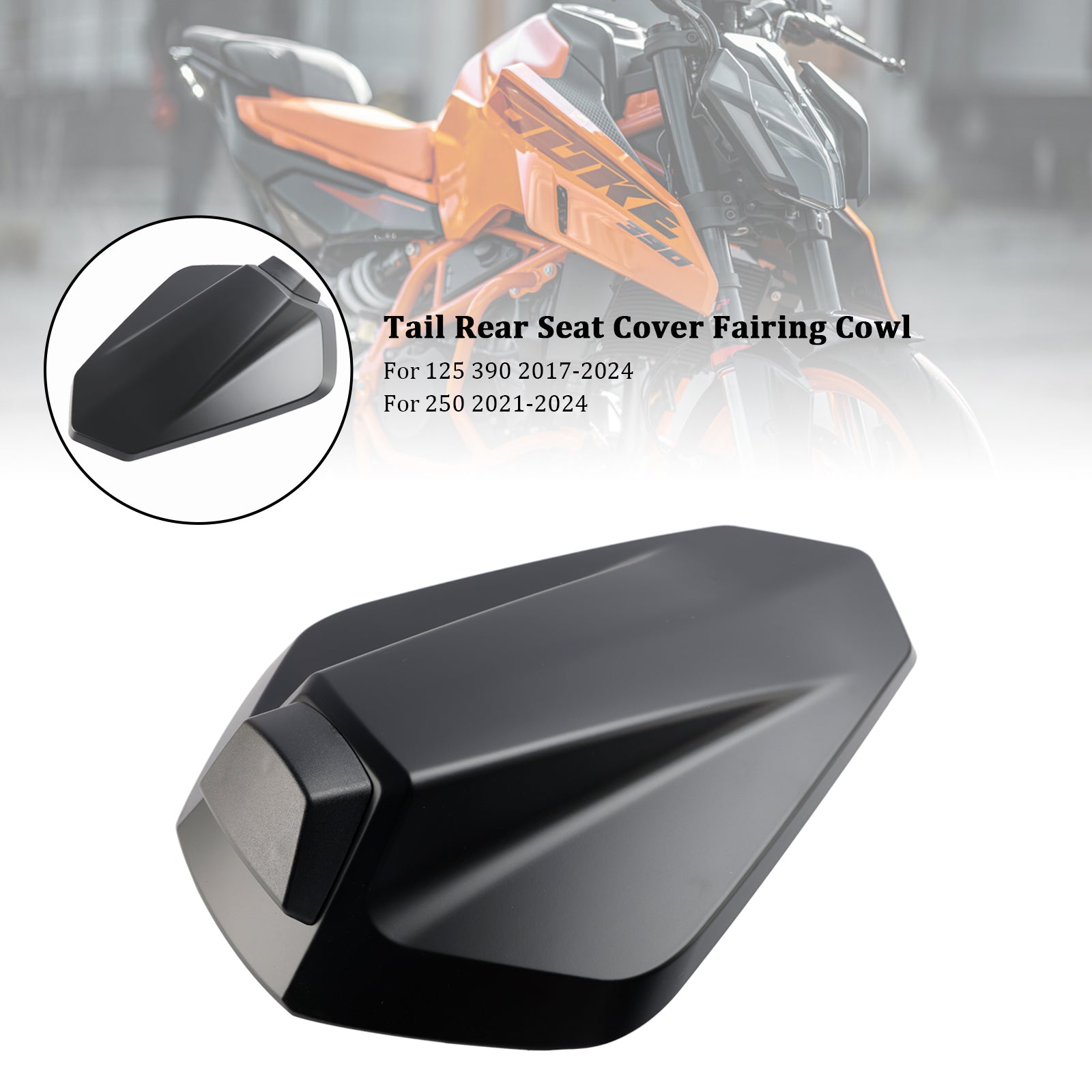 2017-2024 125 250 390 haler baksete deksel Fairing Cowl