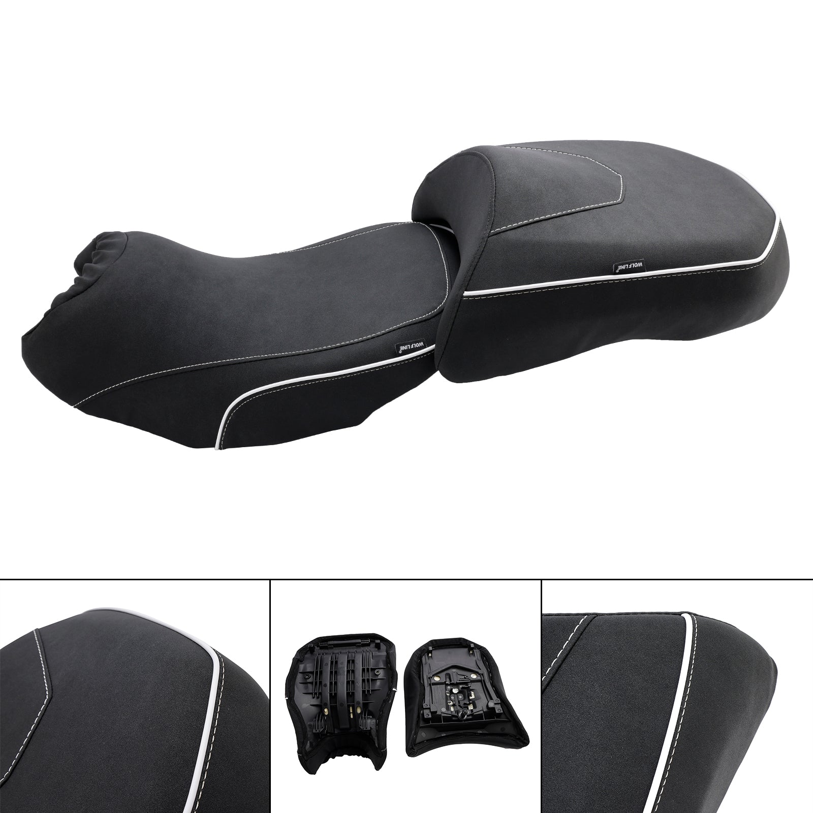 Byt ut bakre förarens passagerarsäte svart för BMW R1200GS 14-18 R1250GS