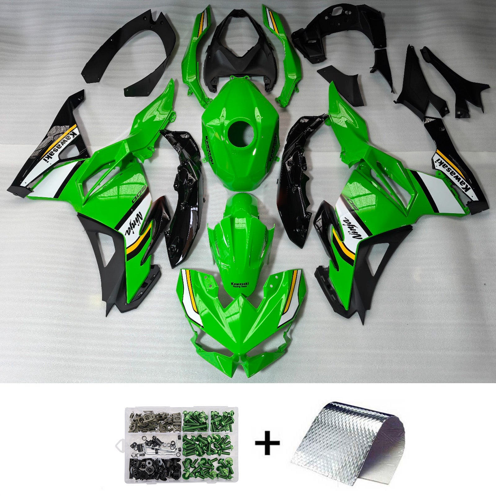 Kit carena iniezione Carrozzeria ABS adatto per Kawasaki Ninja 500 2024-2025