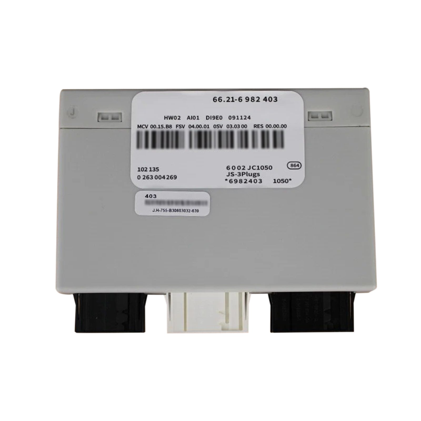 BMW Série 1 3 E84 E90 E91 Module d'unité de commande de stationnement PDC 66216982403