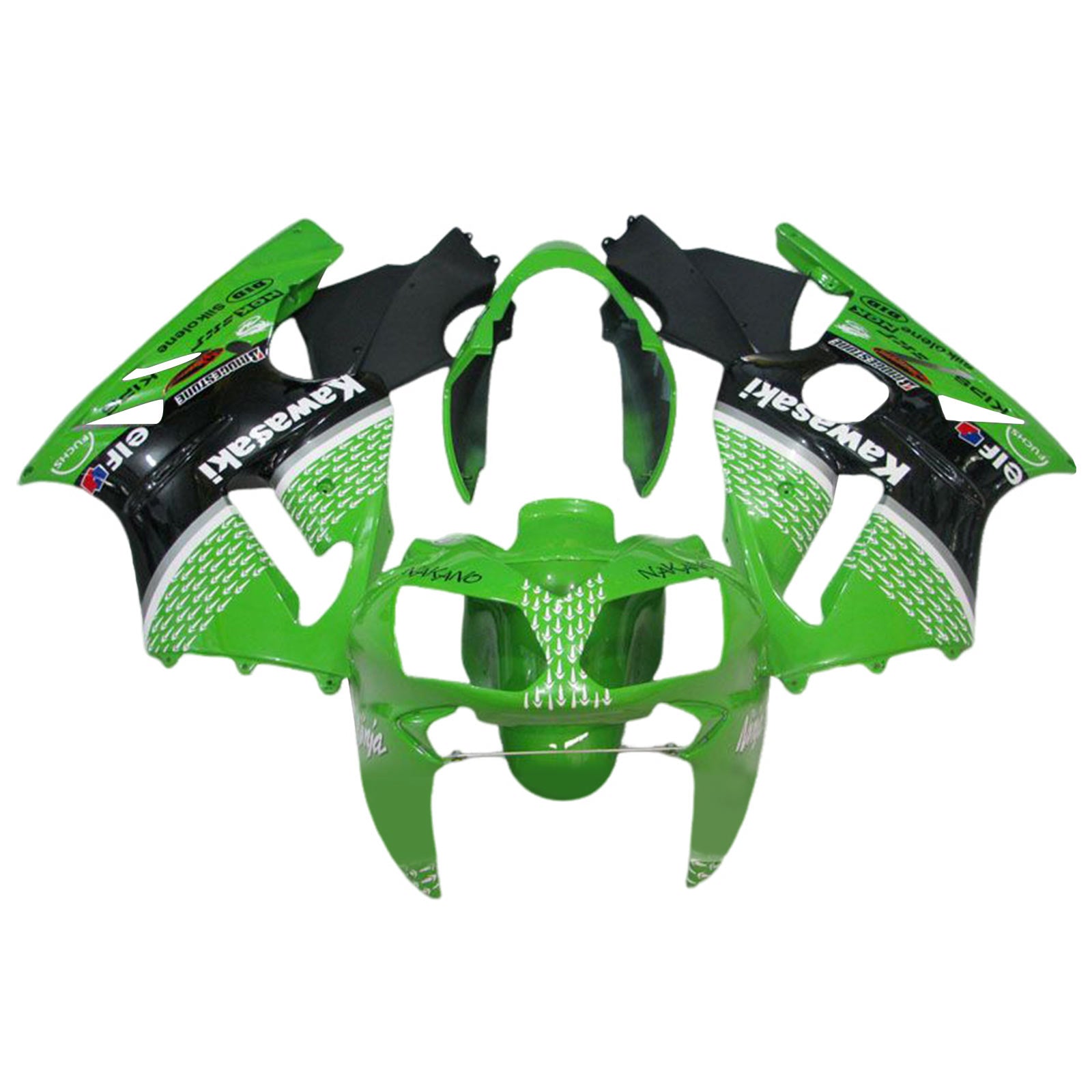 2002-2005 KAWASAKI ZX12R Injektionsmässa Kit Bodywork Plastic ABS