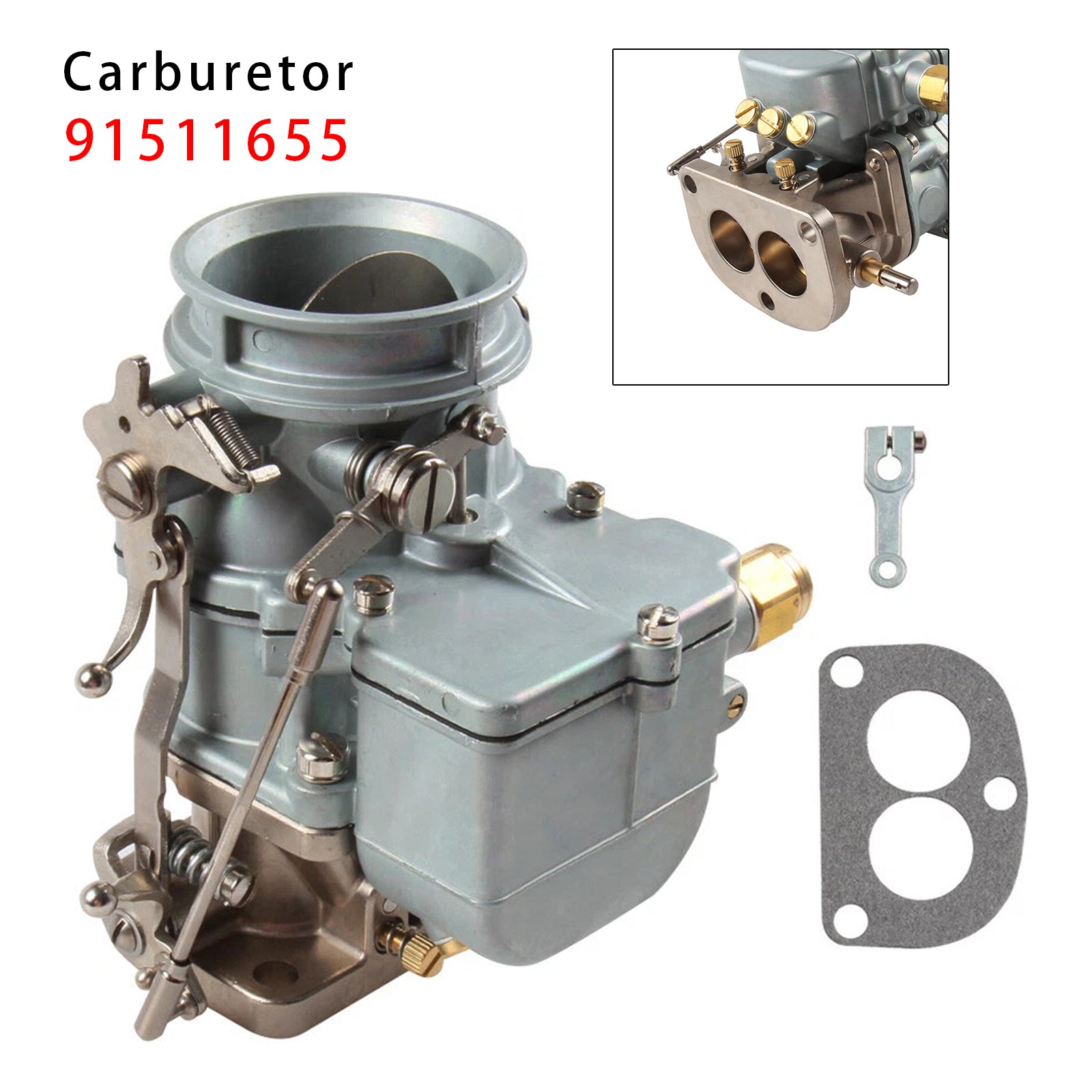 Ford 1949-1953 & pour moteurs Mercury Carburateur Style 97 Finition naturelle 2-BBL 91511655