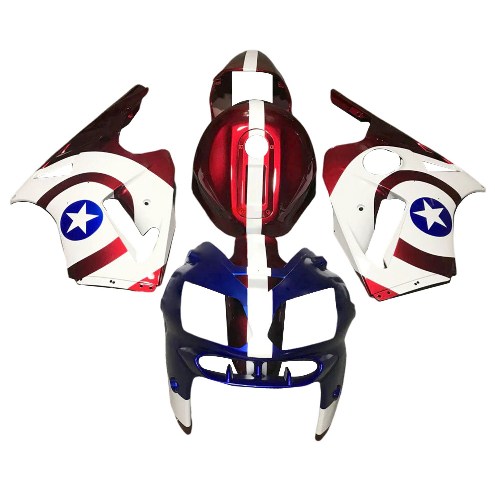 2002-2005 KAWASAKI ZX12R Injektionsmässa Kit Bodywork Plastic ABS