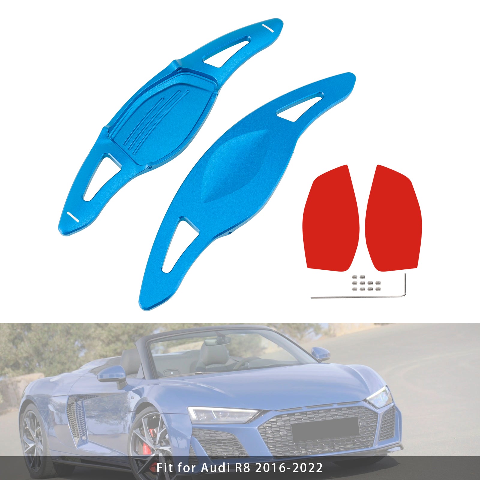 Extensión de palanca de cambios del volante para Audi RS5 RS3 TT RS Aluminio