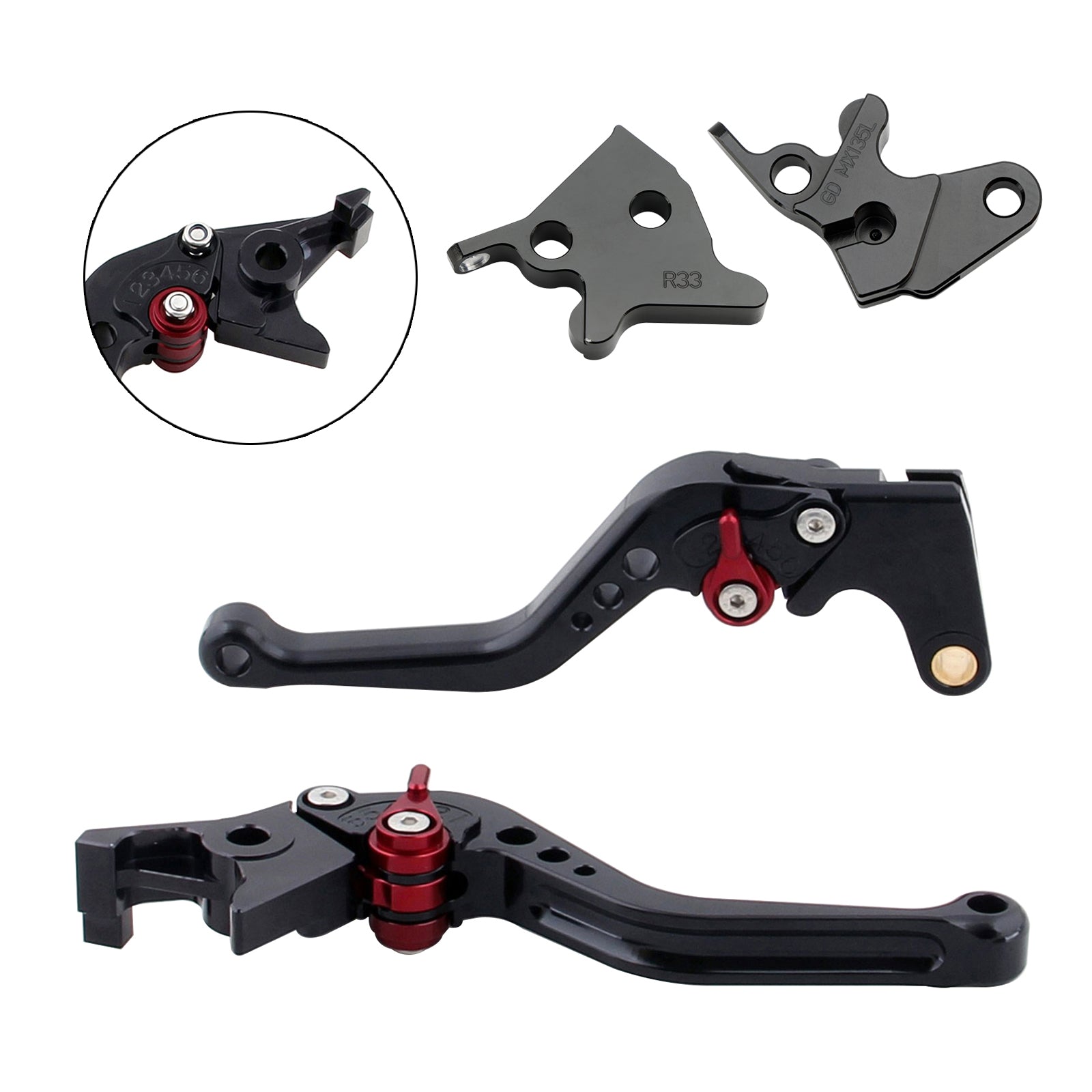 2005-2014 Yamaha YBR125 Ny kort clutchbremsespak