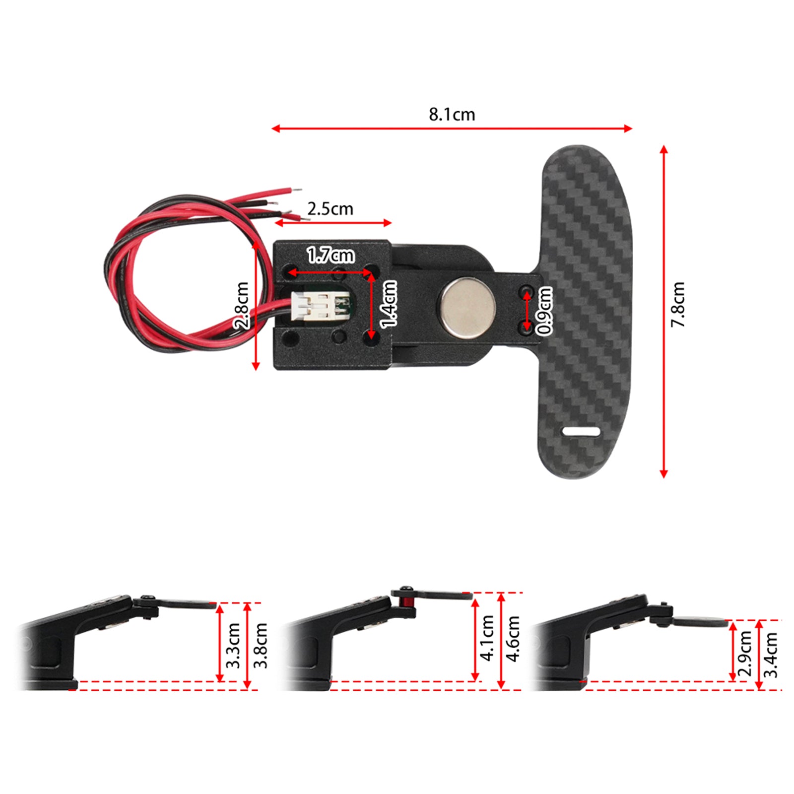 Shift Paddles Racing Game Simulation Steering Wheel For Thrustmaster T300 T500