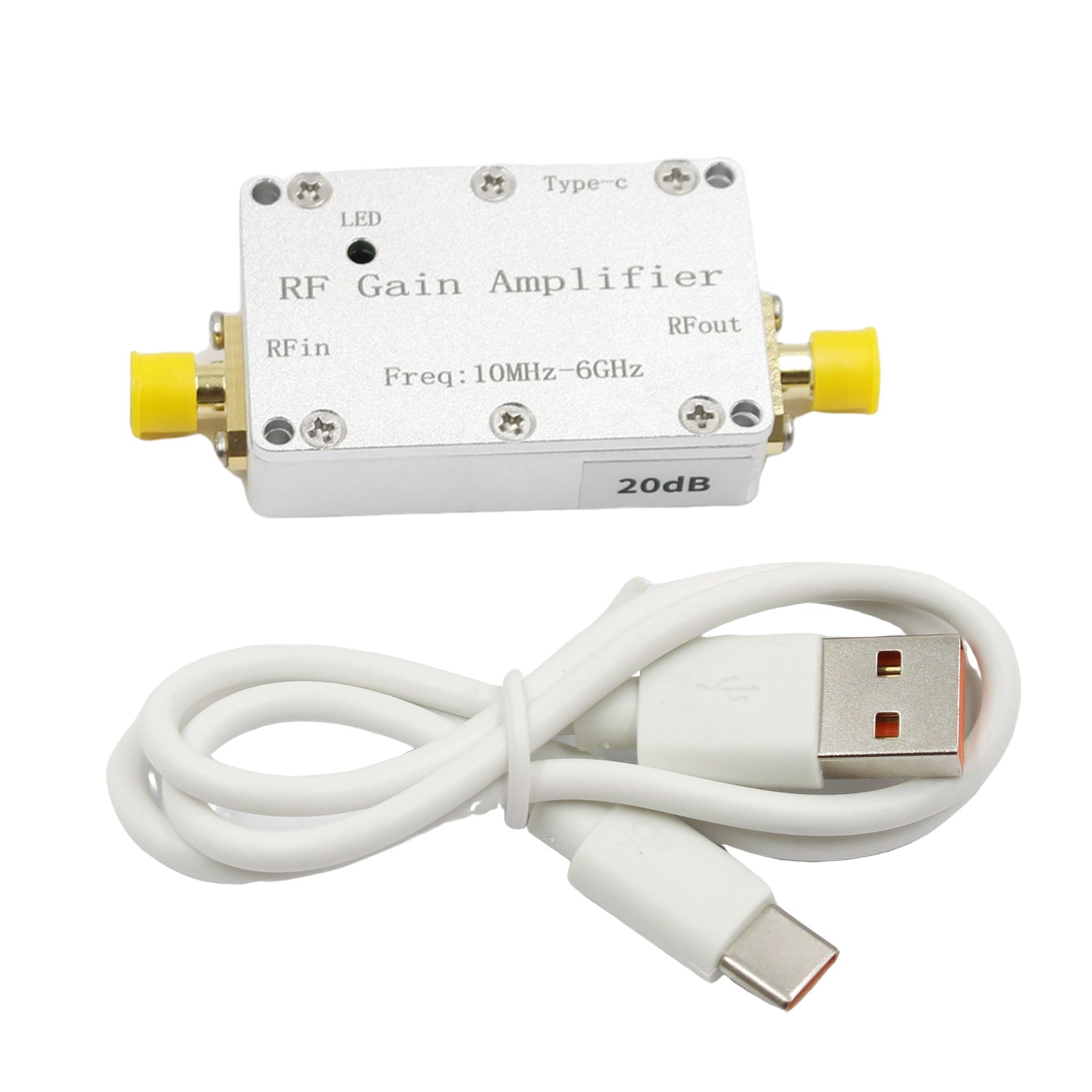 Amplificateur RF 10m-6GHz 10 dB 20db 30 dB 40 dB High gain Driver Receiving Amplificateur