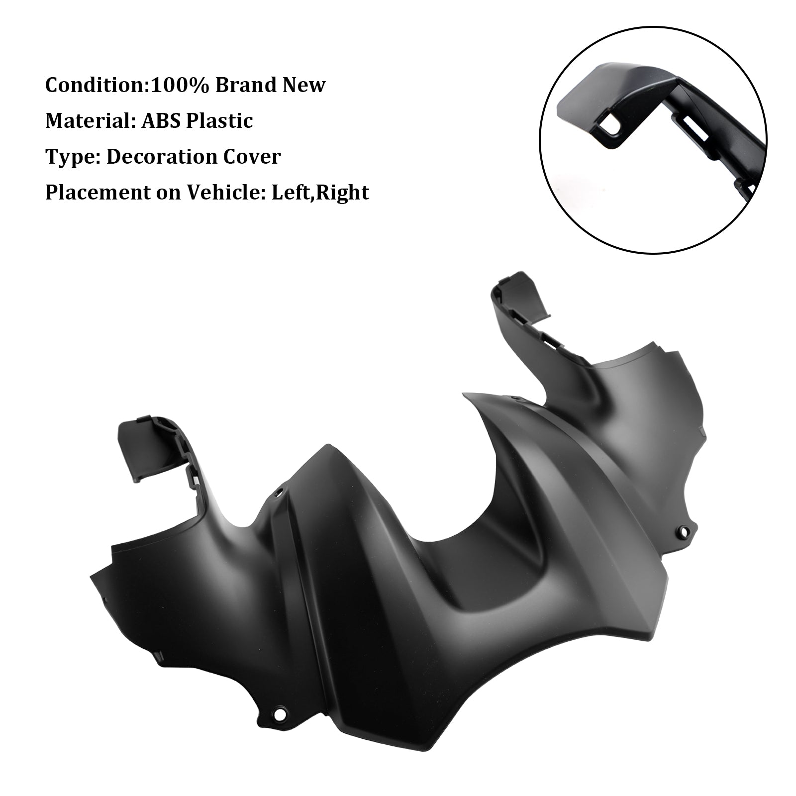 2021-2023 YAMAHA MT-09 MT09 SP Carénage du couvercle de la boîte à air du réservoir avant