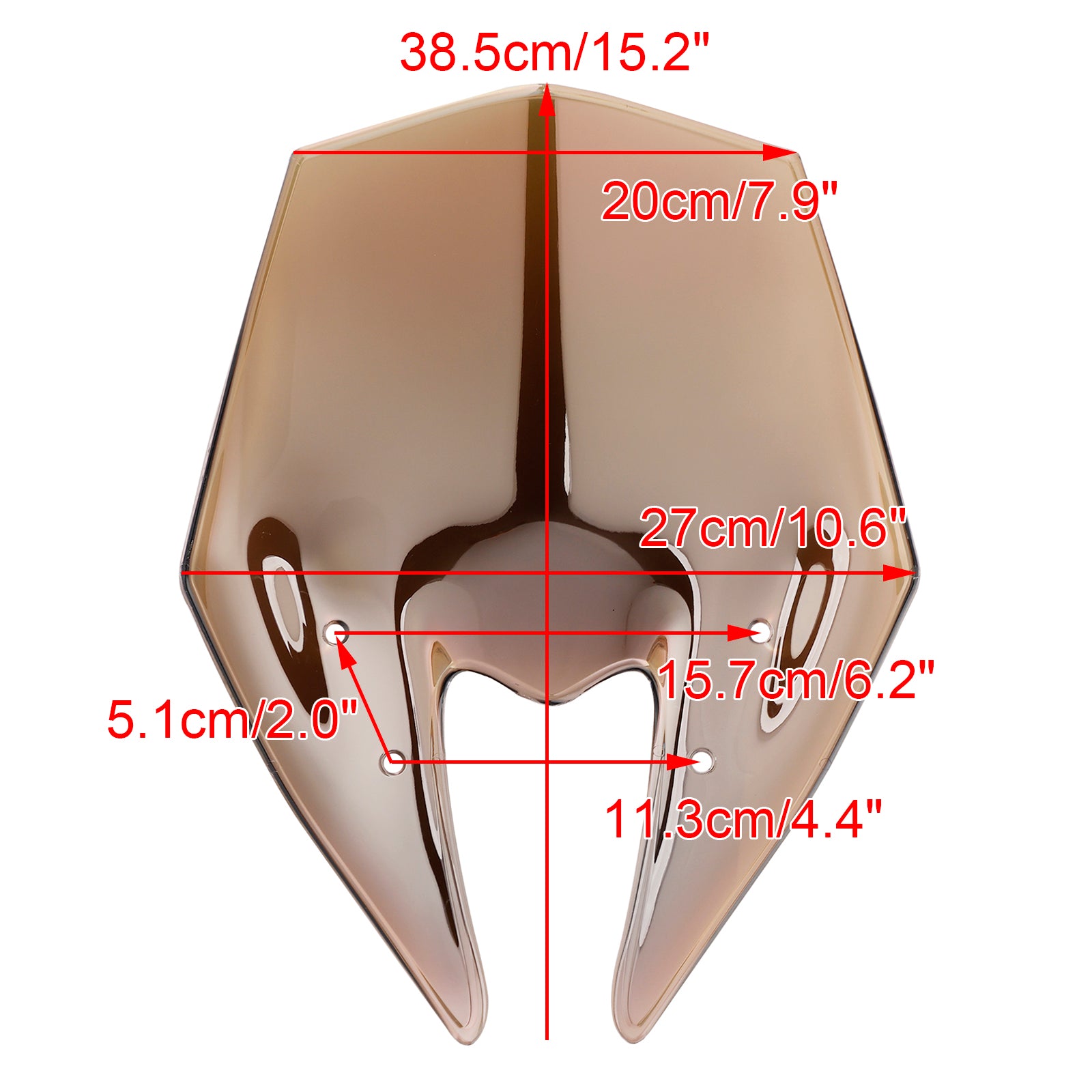 Windscreen Windshield + Bracket fit for Kawasaki Z900 2025
