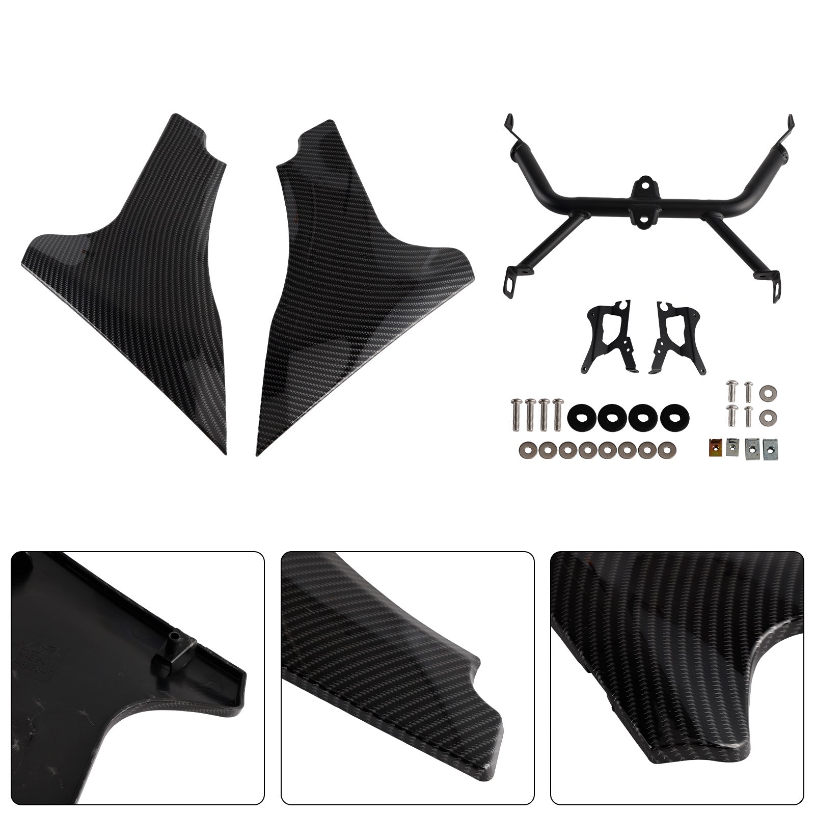 Supports de panneau latéral de mise à niveau Harley CVO Road Glide à partir de 2024, becquet de support
