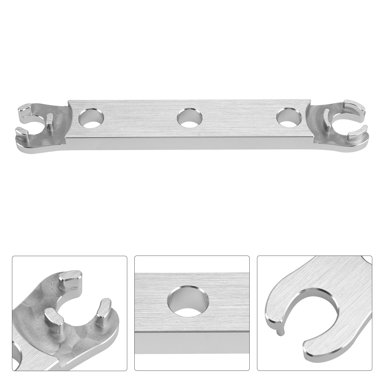 Verwijderingssleutel van aluminium onderdop. Gereedschap gebruikt voor het opnieuw opbouwen van de DVO Saphire/Onyx-vork