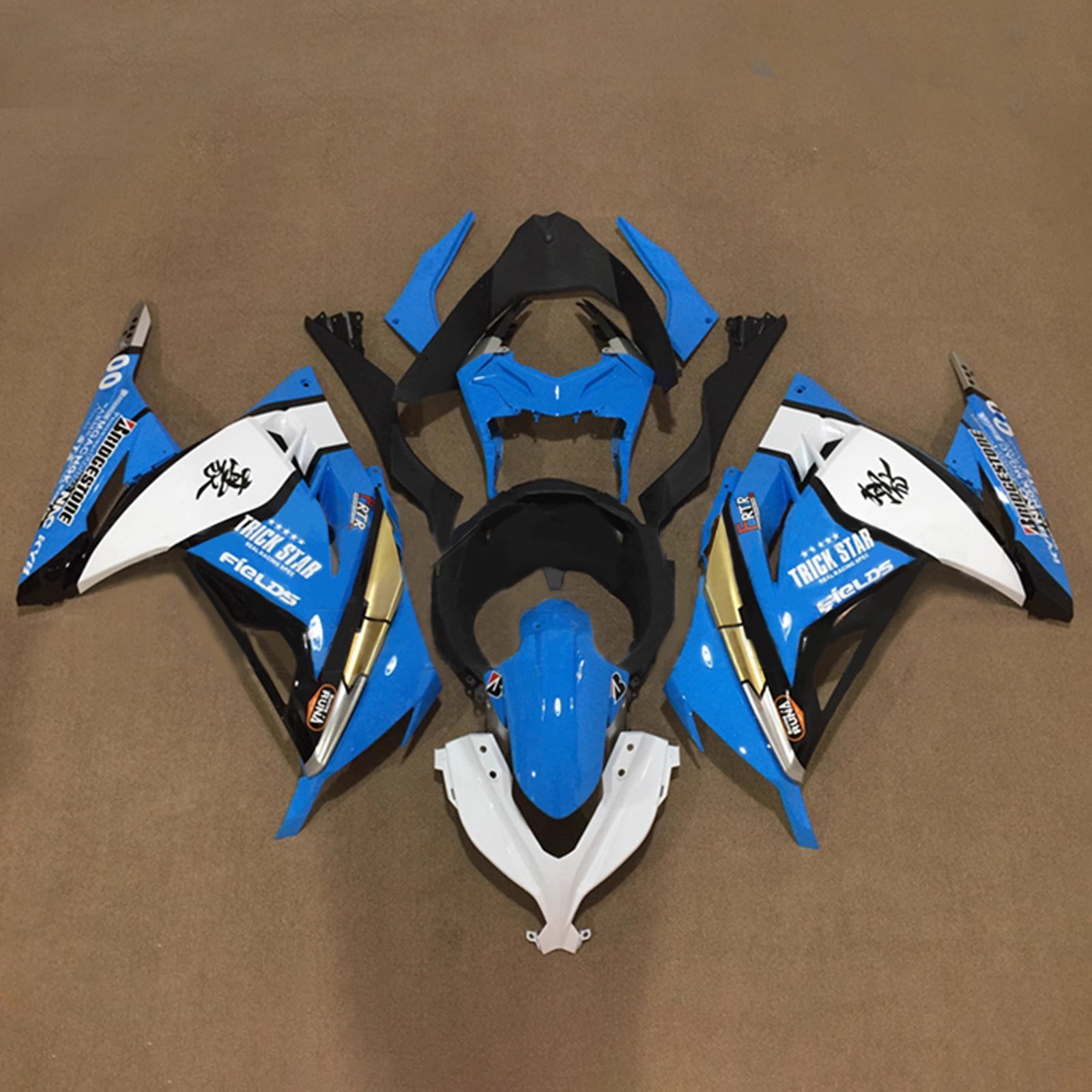 Injection Fairing Kit Bodywork Plastic ABS fit For Kawasaki EX300 Ninja300 2013-2024