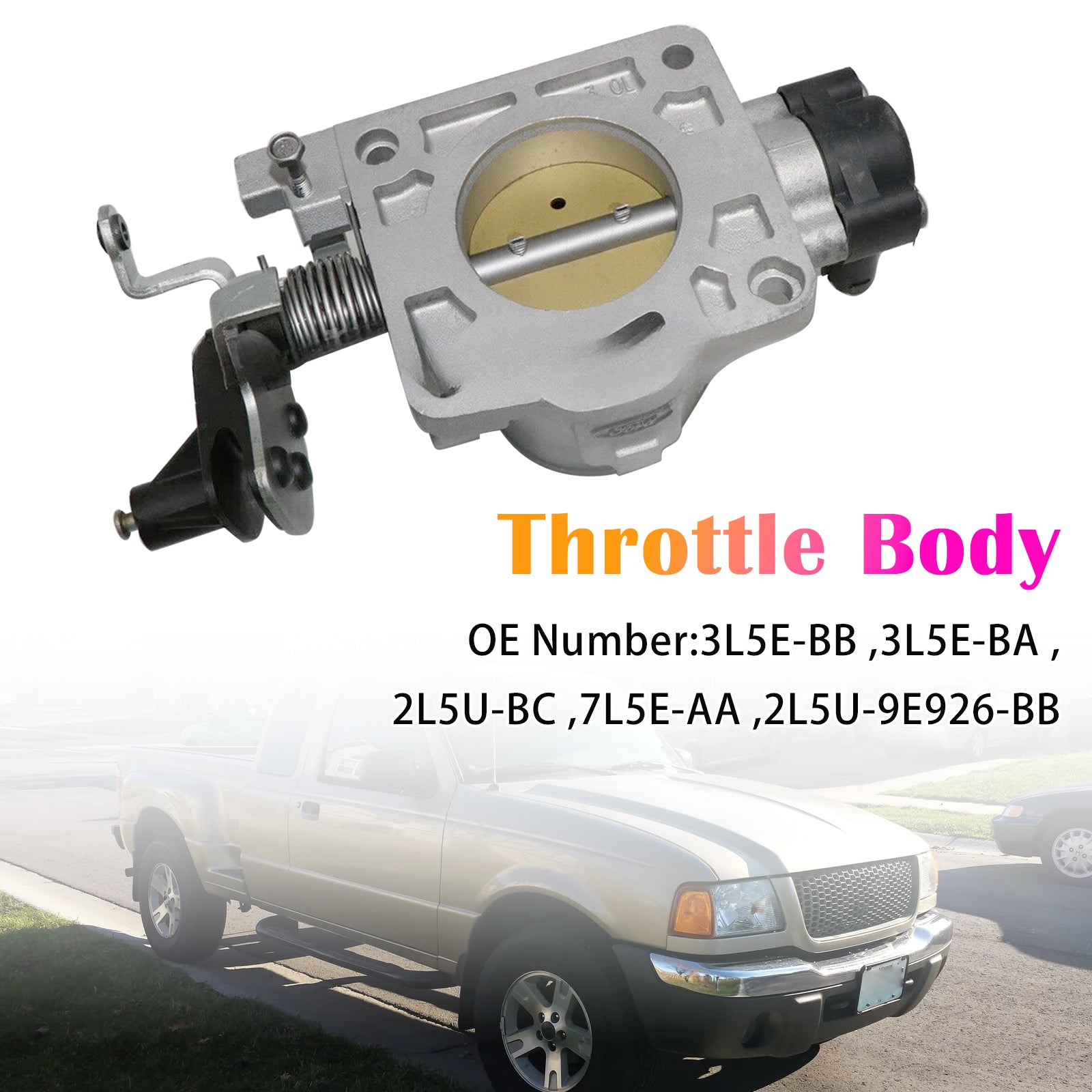 Throttle Body Valve 3L5E-BB 2L5U-BB 3L5E-BA for Ford Ranger 2002-2008