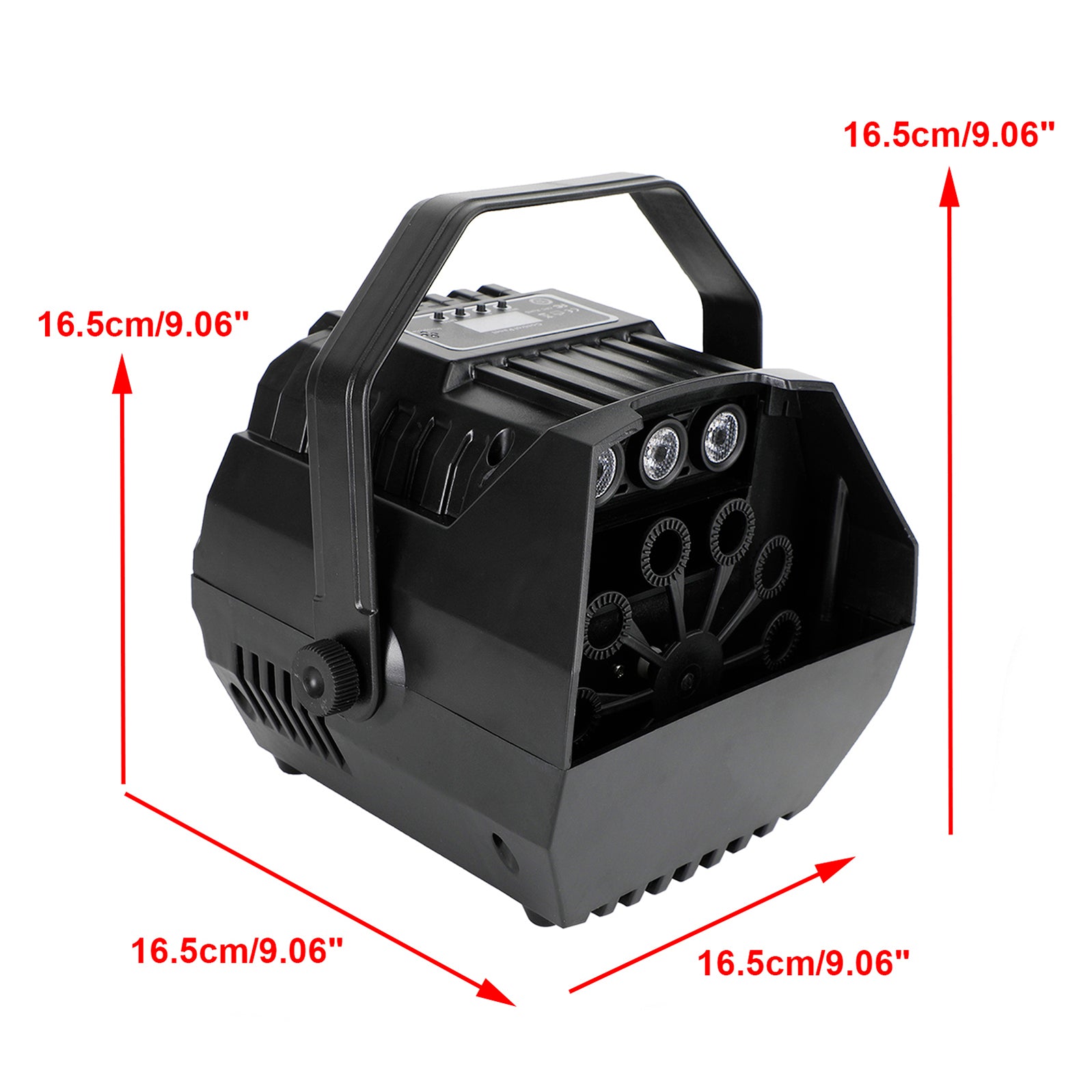 RGB LED Light Automatic Bubble Machine With Remote Control Stage Effect Party