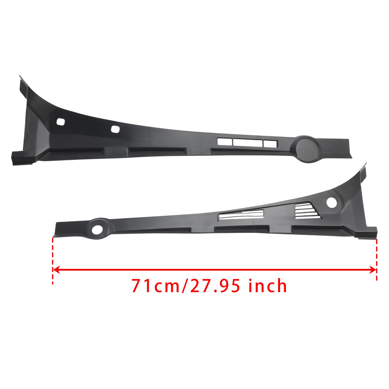 1992-1992 BMW 318i gauche + couvercle de capuchon de pare-brise droit 51711960843 44