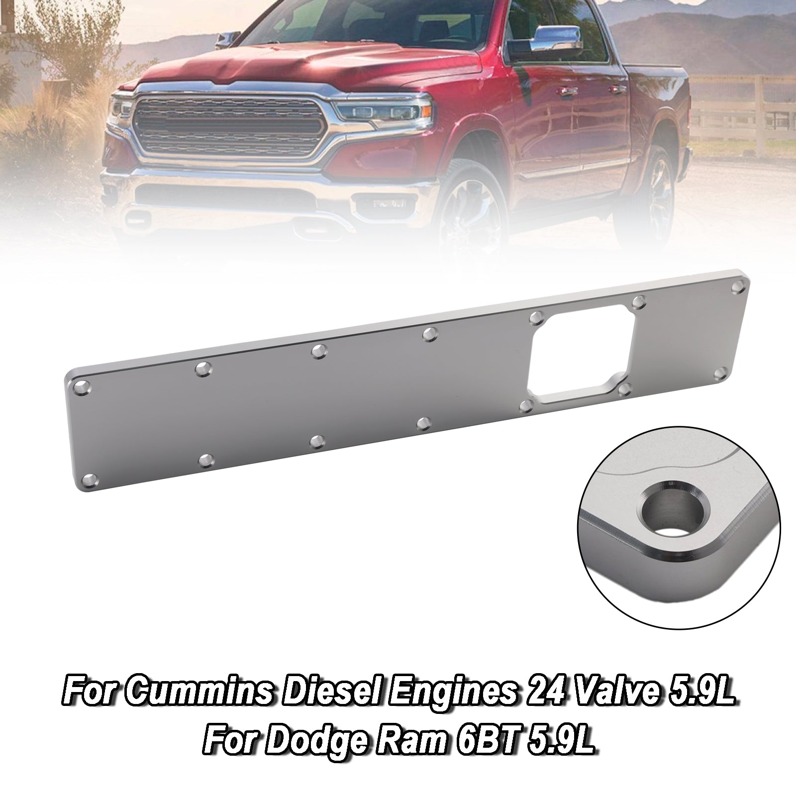 Dodge Ram 6BT 5.9L Placa de Plenum 24V 551714