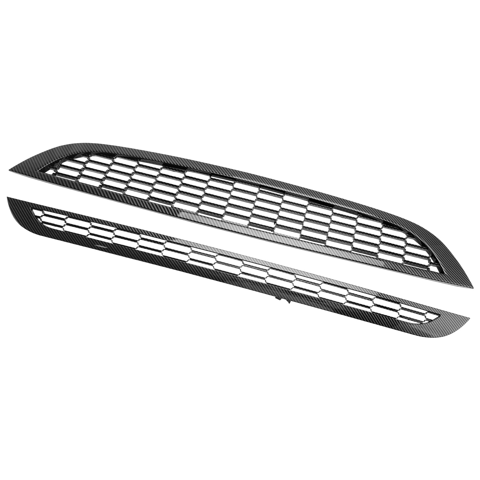 2002-2006 Mini Cooper R50 R52 R53 2PCS Honeycomb Mesh Front Grille Grill