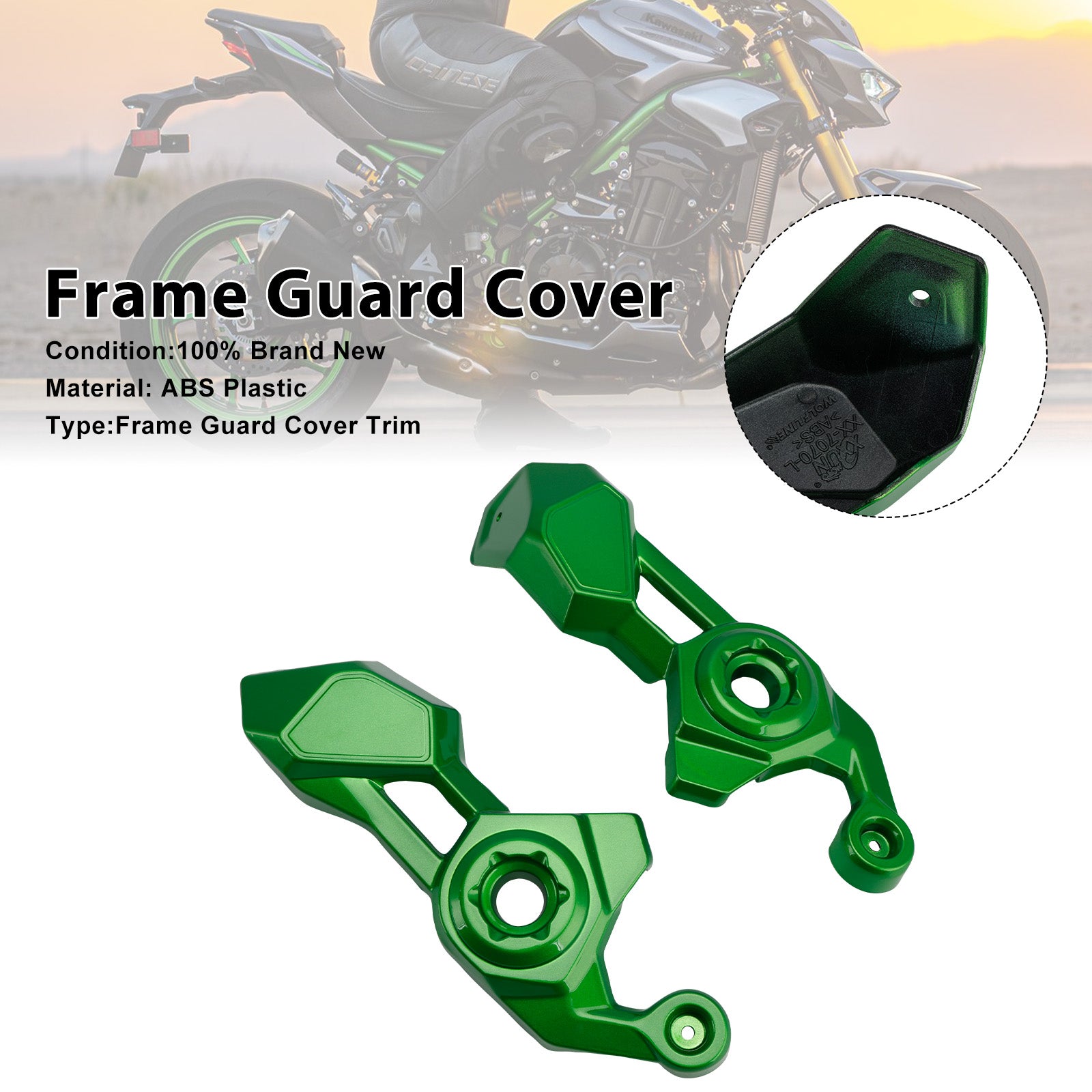Frame Side Cover Panel Guard Fairing For Kawasaki Z900 2025-2026